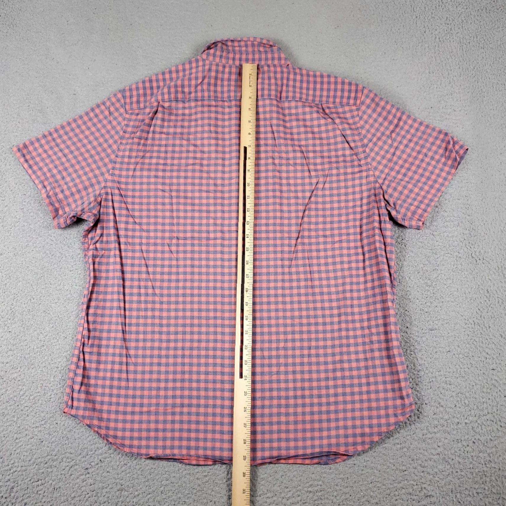 Nautica Nautica Casual Button-Up Shirt Mens Large Blue Check Short Sleeve Classic Preppy Size US L / EU 52-54 / 3 - 5 Thumbnail