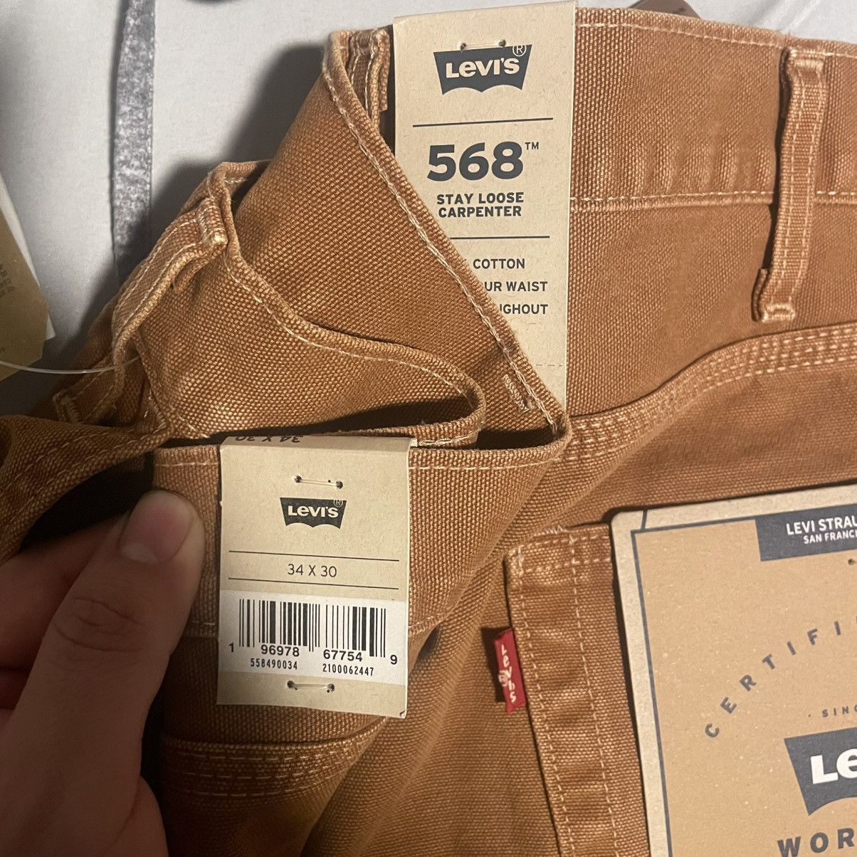 Levi's Levis Carpenter Pants Size US 34 / EU 50 - 4 Thumbnail