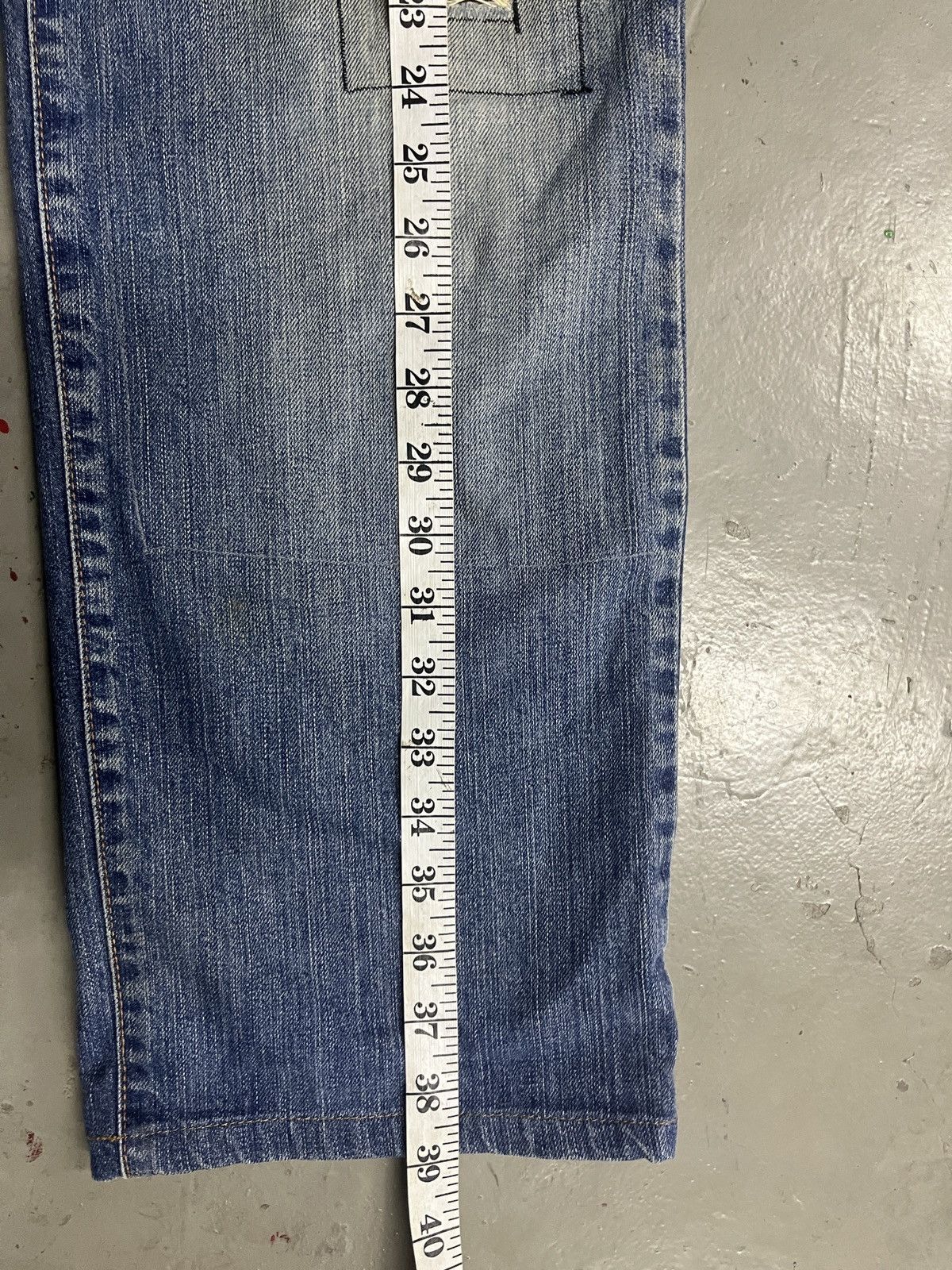 Dolce & Gabbana Vintage D&G Destroyed Mud Wash Patchwork Boro Jeans Size US 36 / EU 52 - 12 Thumbnail