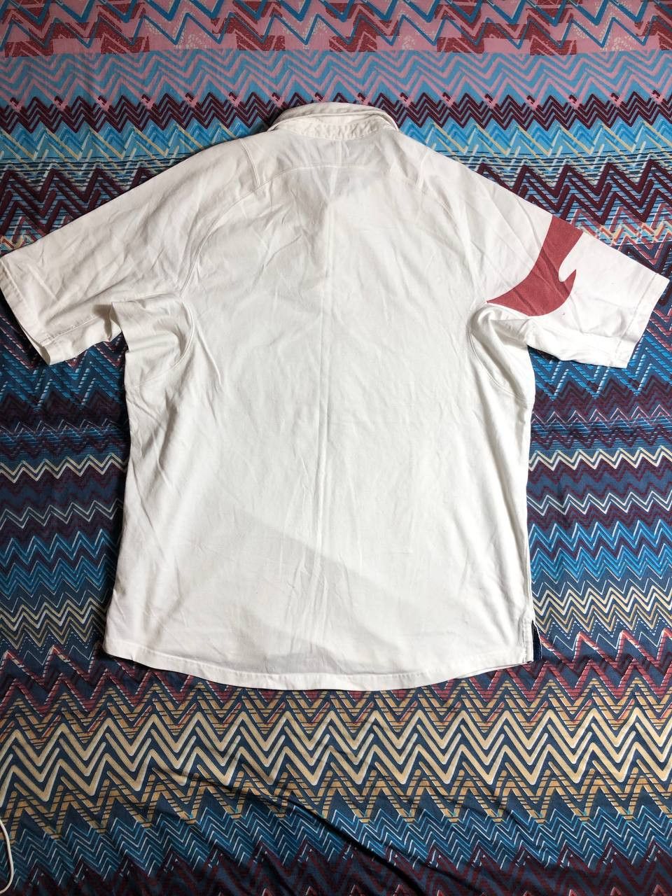 Nike × Vintage 90s Nike Central Swoosh Vintage Y2K Oversized Retro T-Shirt Size US XXL / EU 58 / 5 - 11 Thumbnail
