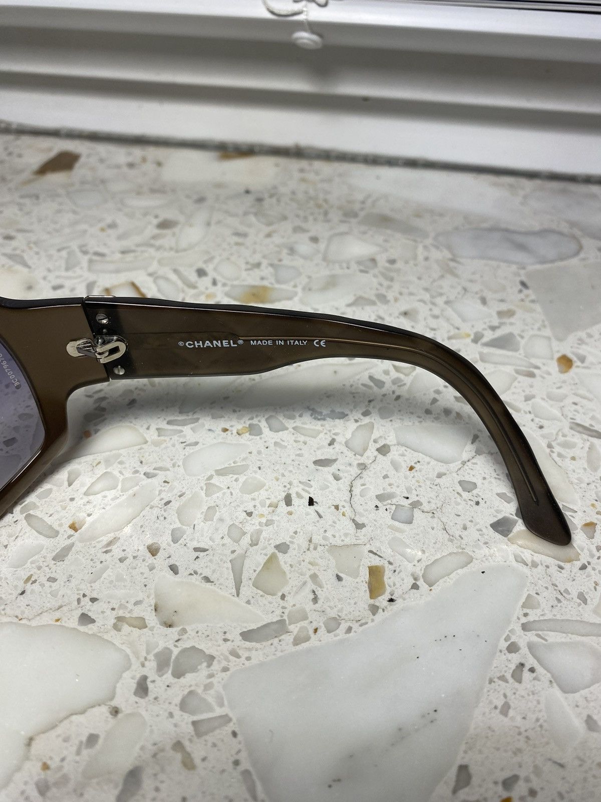 Chanel × Vintage Silver Logo Vintage Chanel Sunglasses Size ONE SIZE - 6 Thumbnail