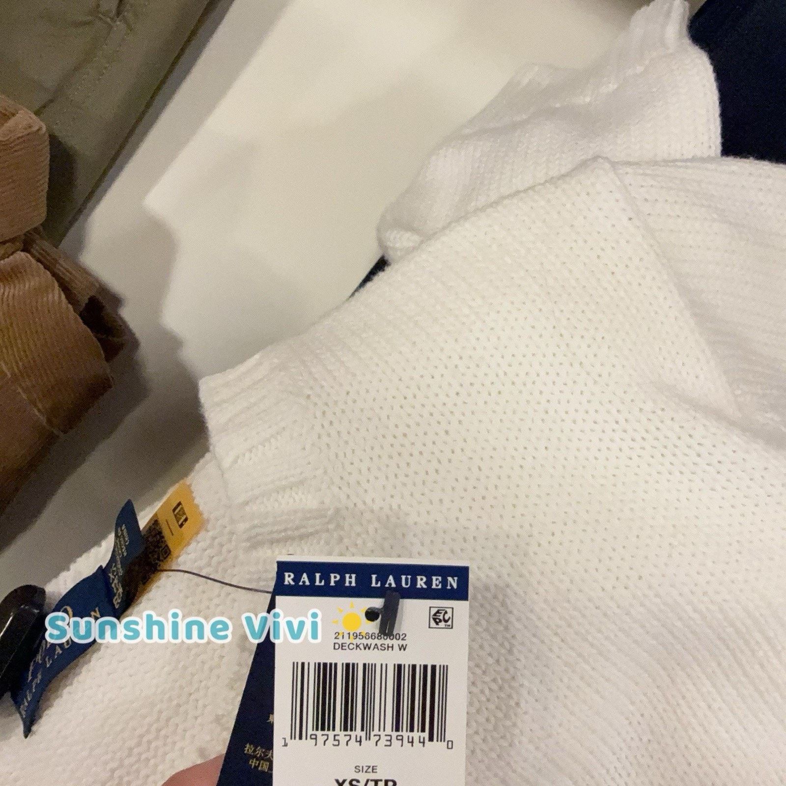 Ralph Lauren Purple Label NWT Ralph Lauren Women Bear Suit Crewneck Sweatshirt Cream Size US XS / EU 42 / 0 - 5 Thumbnail