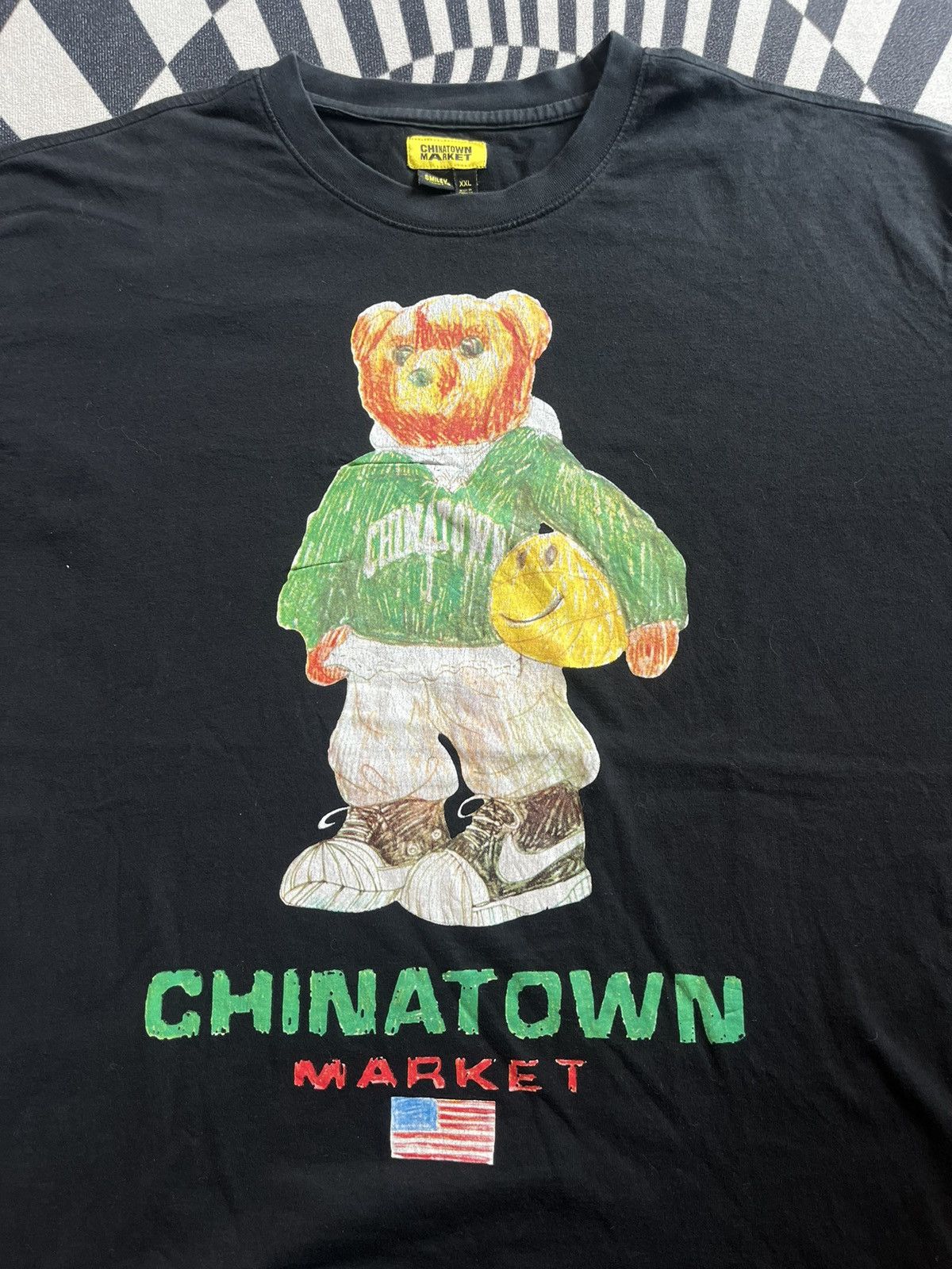Vintage CHINATOWN MARKET SMILEY BEAR Collection Brand Tshirt Size US XXL / EU 58 / 5 - 5 Thumbnail
