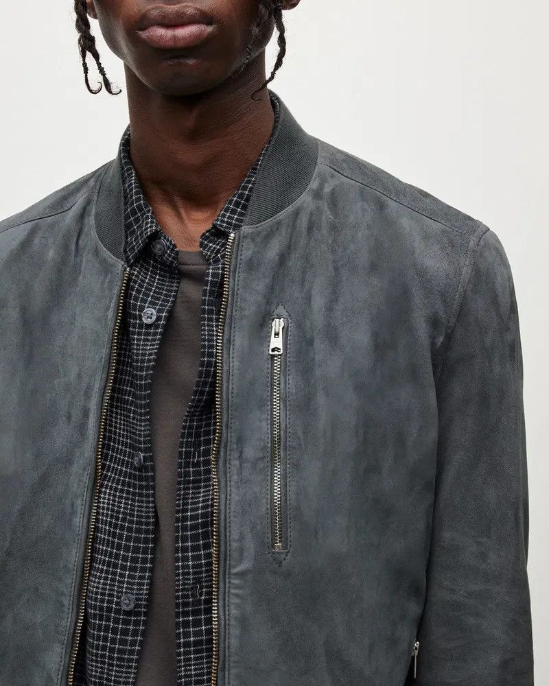 Allsaints AllSaints Kemble Suede Bomber Jacket Size US S / EU 44-46 / 1 - 8 Thumbnail