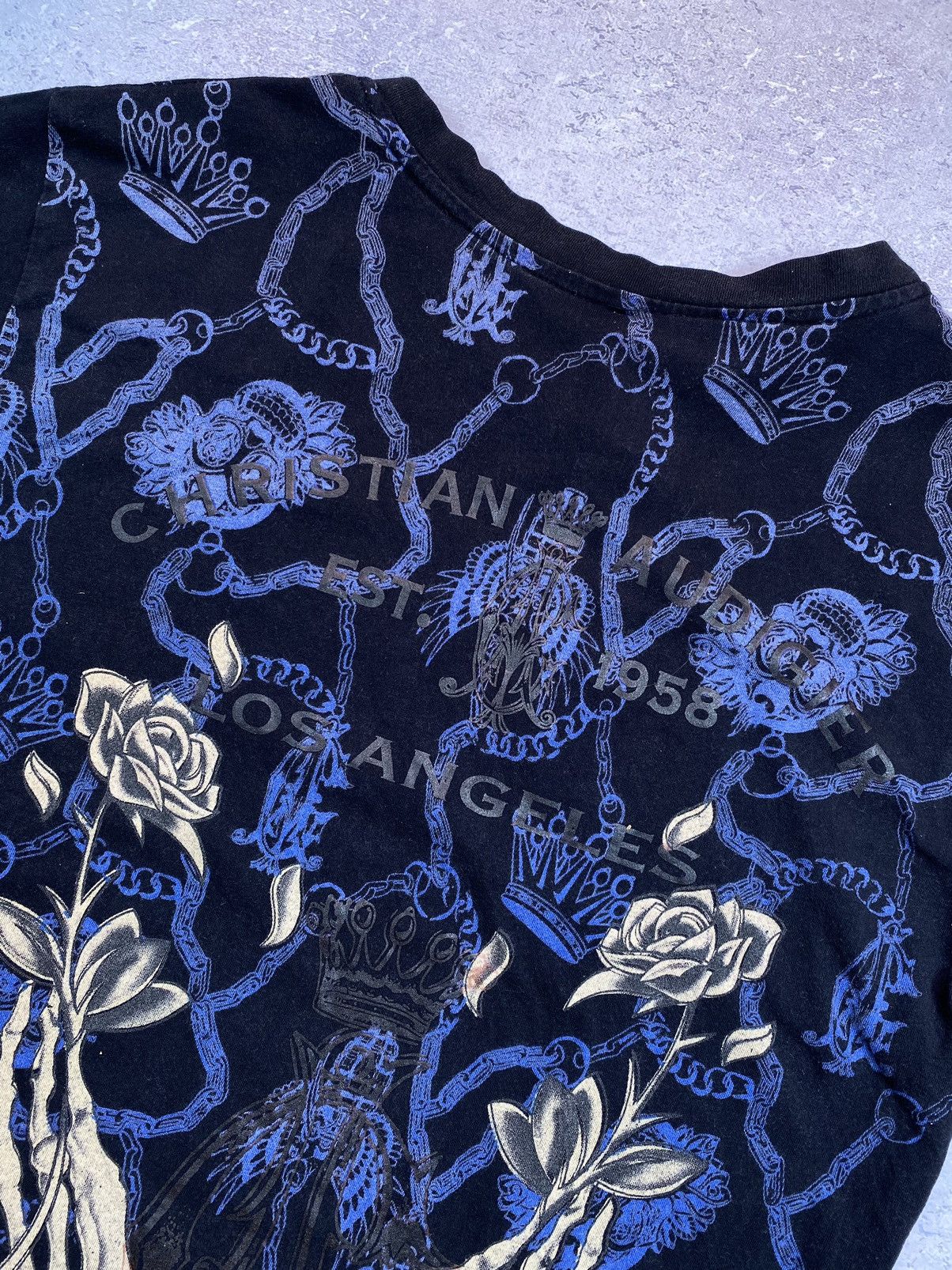Christian Audigier × Japanese Brand Christian Audigier t-shirt with big logo Size US L / EU 52-54 / 3 - 8 Thumbnail