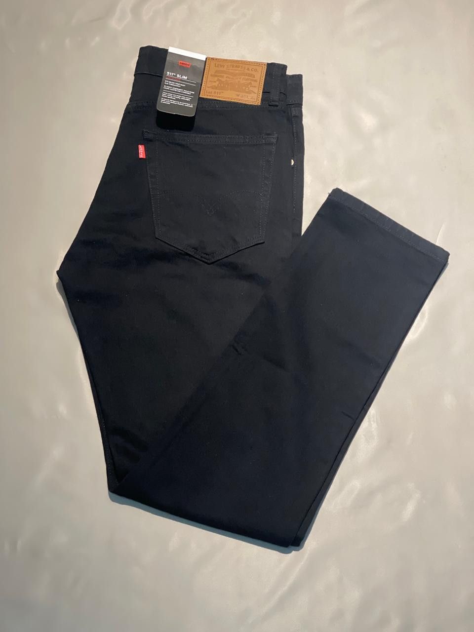 Levi's Vintage Clothing Levi's 511 Black Men's Jeans – W34 L32 Size US 34 / EU 50 - 2 Thumbnail