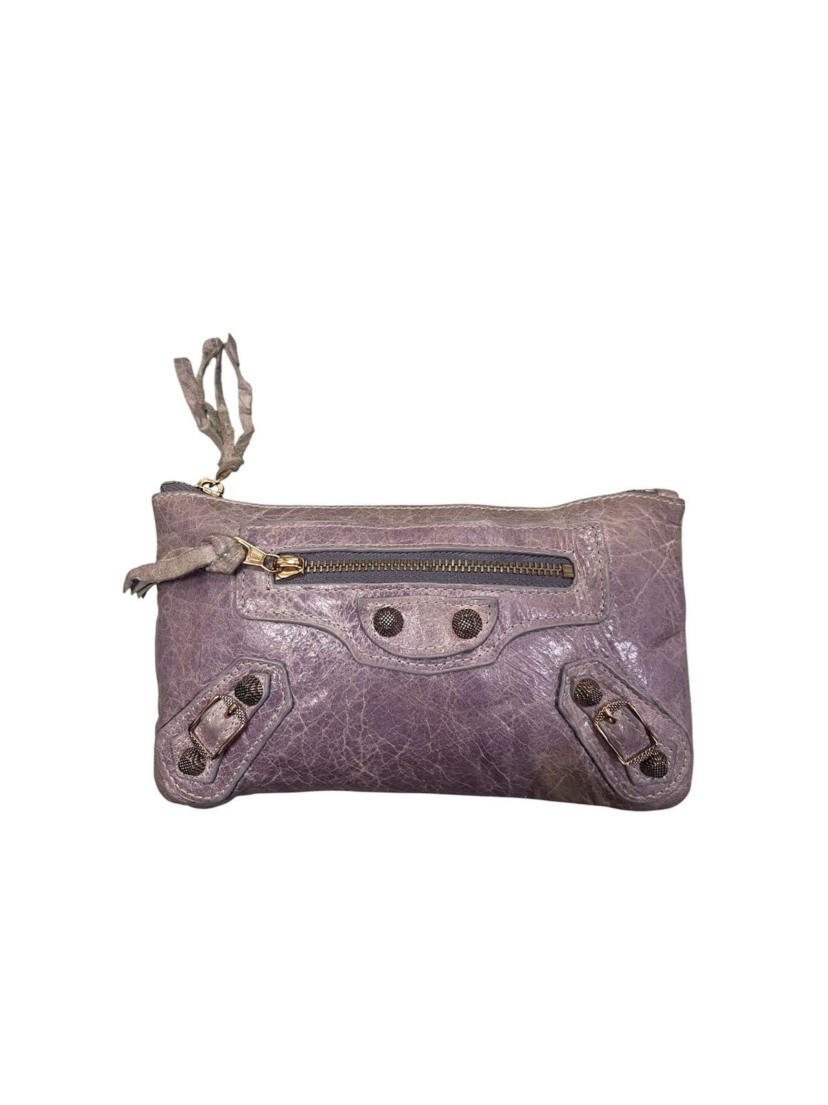 Balenciaga Balenciaga City purple leather Wallet Size ONE SIZE - 1 Thumbnail