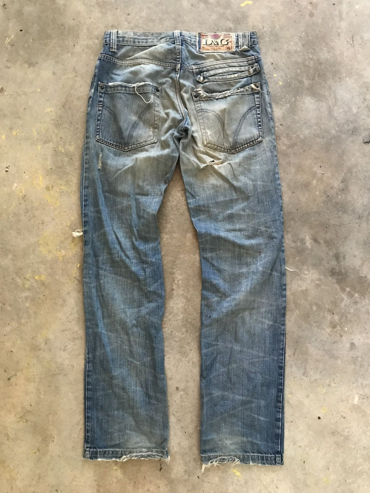 Dolce & Gabbana Vintage Dolce & Gabanna Distress Denim Size US 32 / EU 48 - 2 Thumbnail
