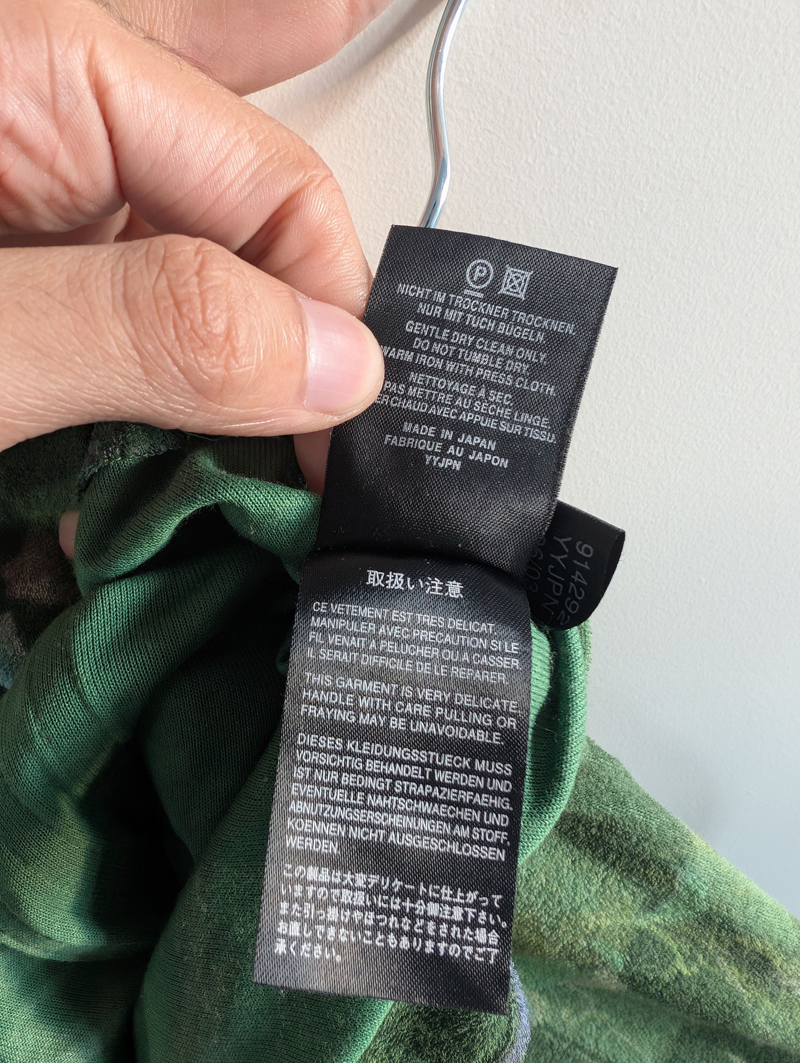 Adidas × Y-3 × Yohji Yamamoto FW03 RUNWAY Y-3 TATTOO GRID MESH LONGSLEEVE Size US S / EU 44-46 / 1 - 7 Thumbnail