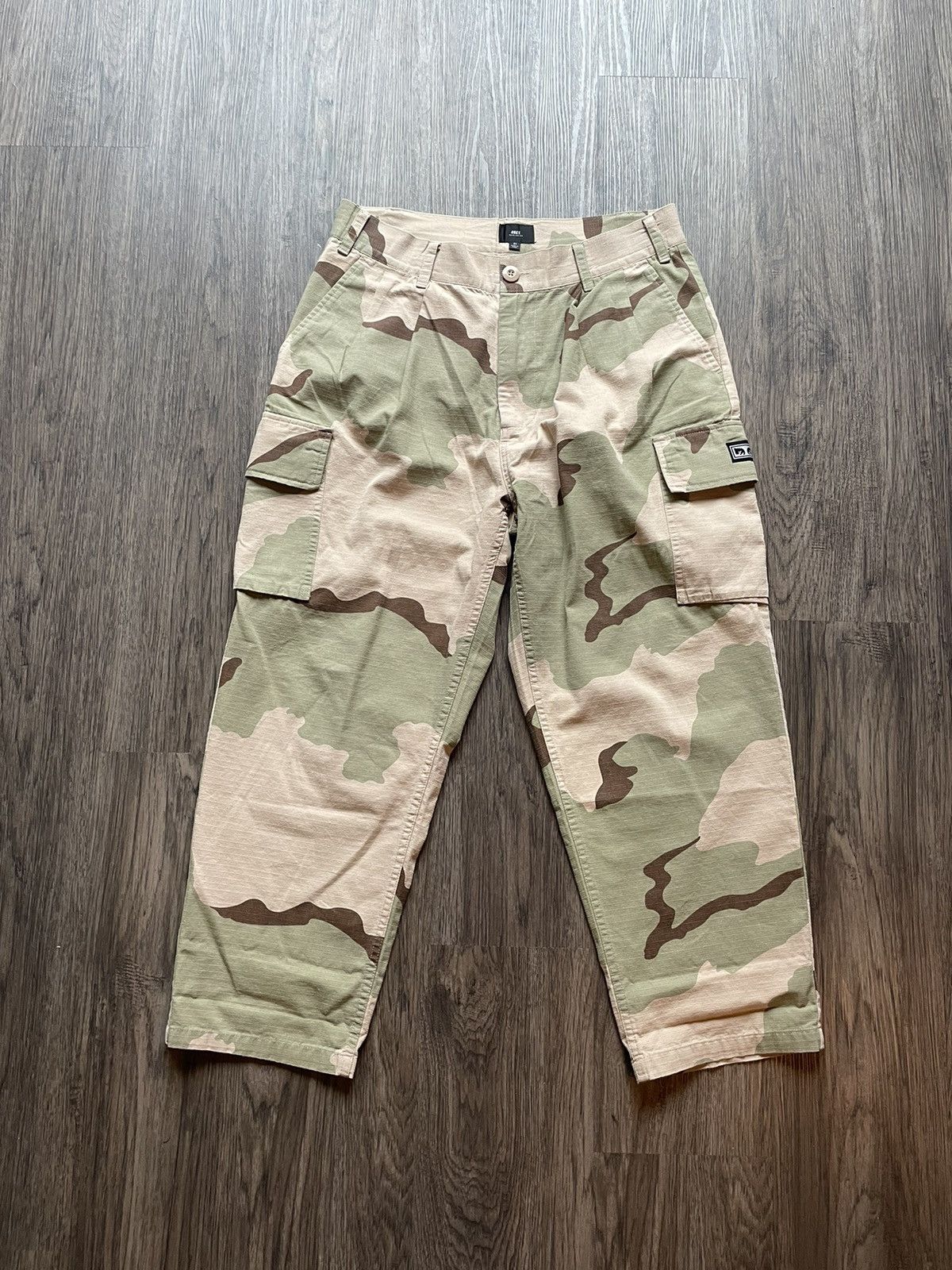 Camo × Obey Y2K Obey Camo Cargo Pants | Grailed