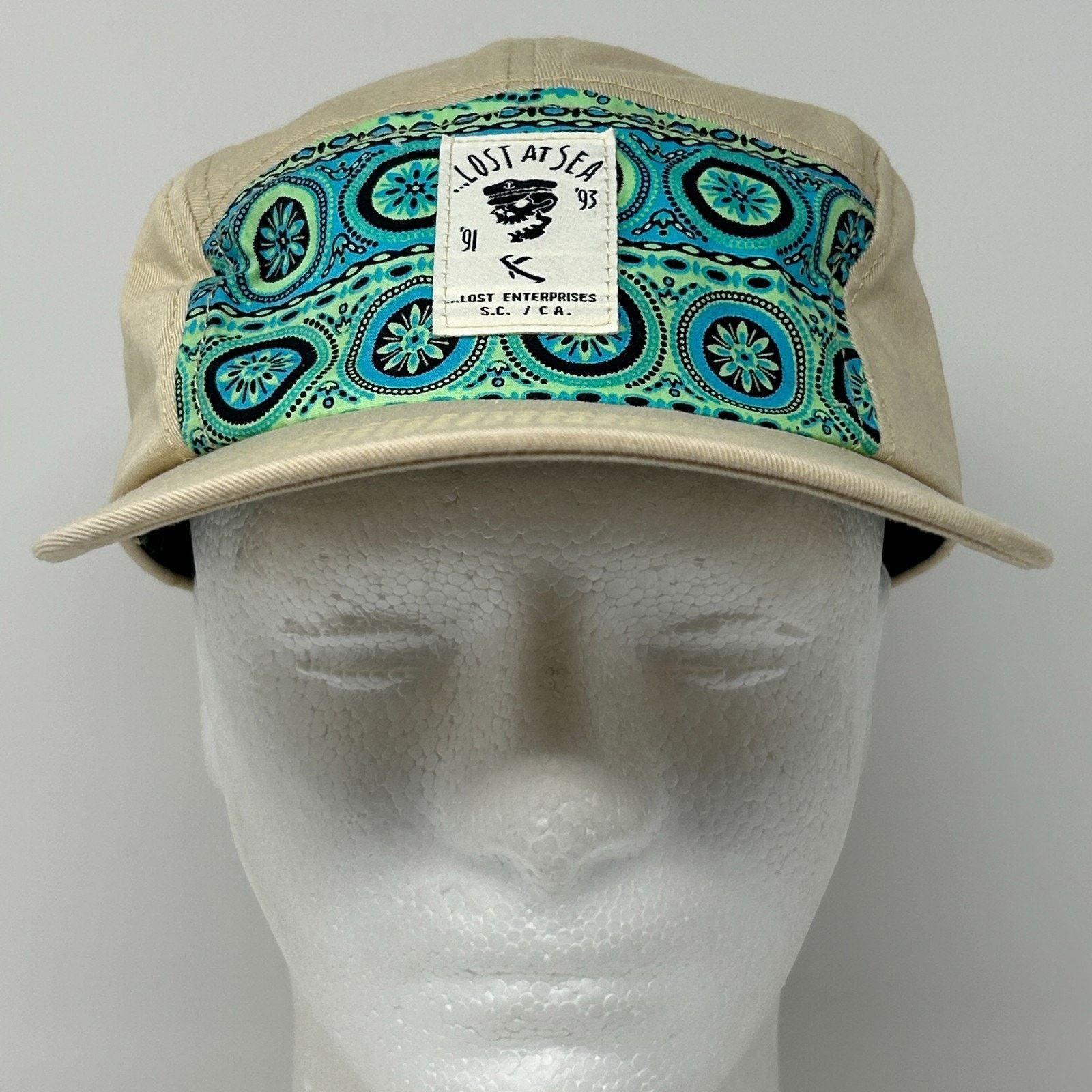 Other Lost Enterprises Camp Hat Baseball Cap 5 Panel Beige Size ONE SIZE - 2 Thumbnail