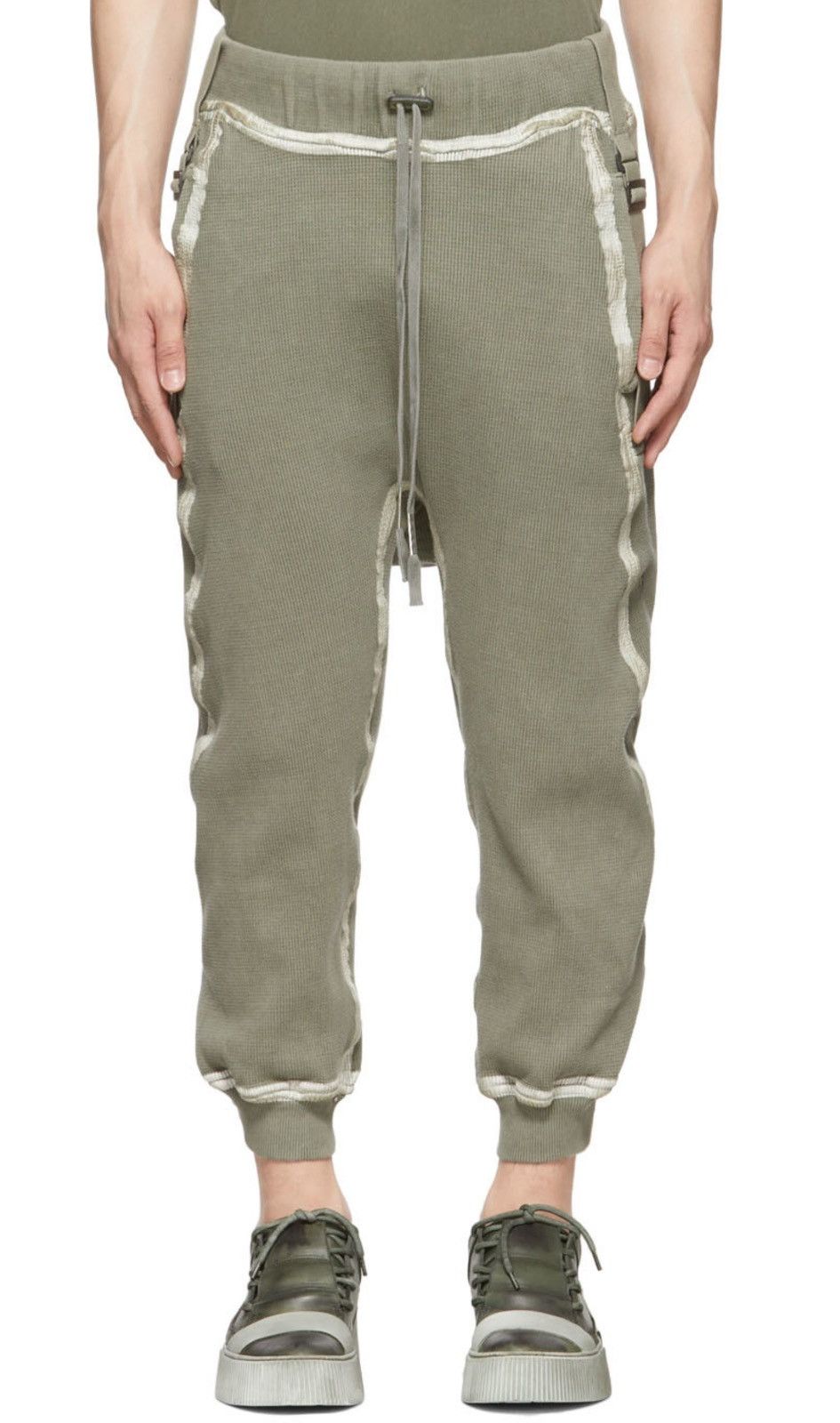 Boris Bidjan Saberi Rib knit , cotton lyocell , main label , handcrafted Size US 30 / EU 46 - 3 Thumbnail