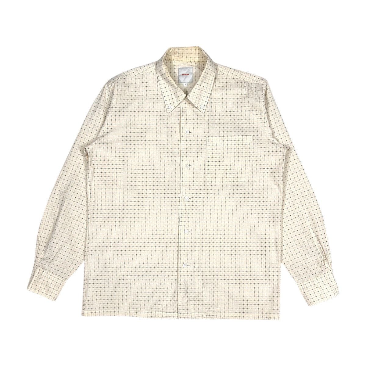 Beams Japan Beams Japan Checkered Star Button Up Longsleeves Shirt Size US M / EU 48-50 / 2 - 1 Thumbnail