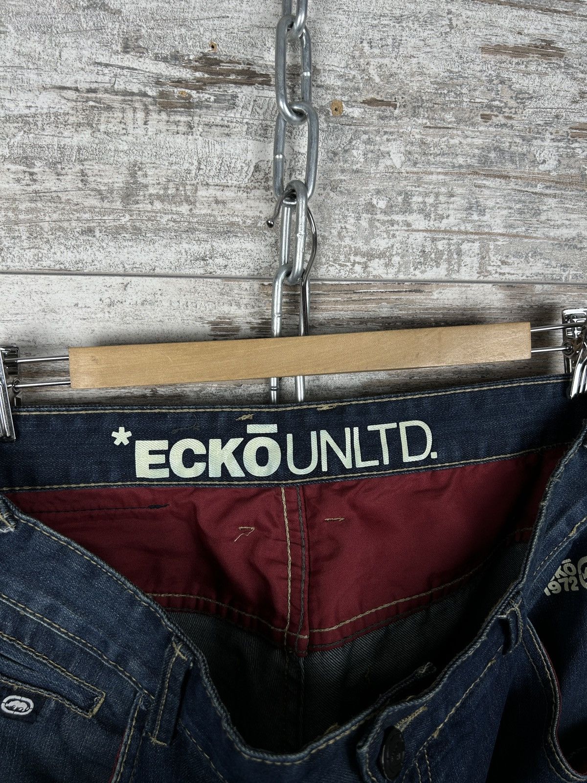 Ecko Unltd. × Vintage Mens Vintage Ecko Unltd. jeans y2k rare denim pants rap 90s Size US 32 / EU 48 - 17 Thumbnail