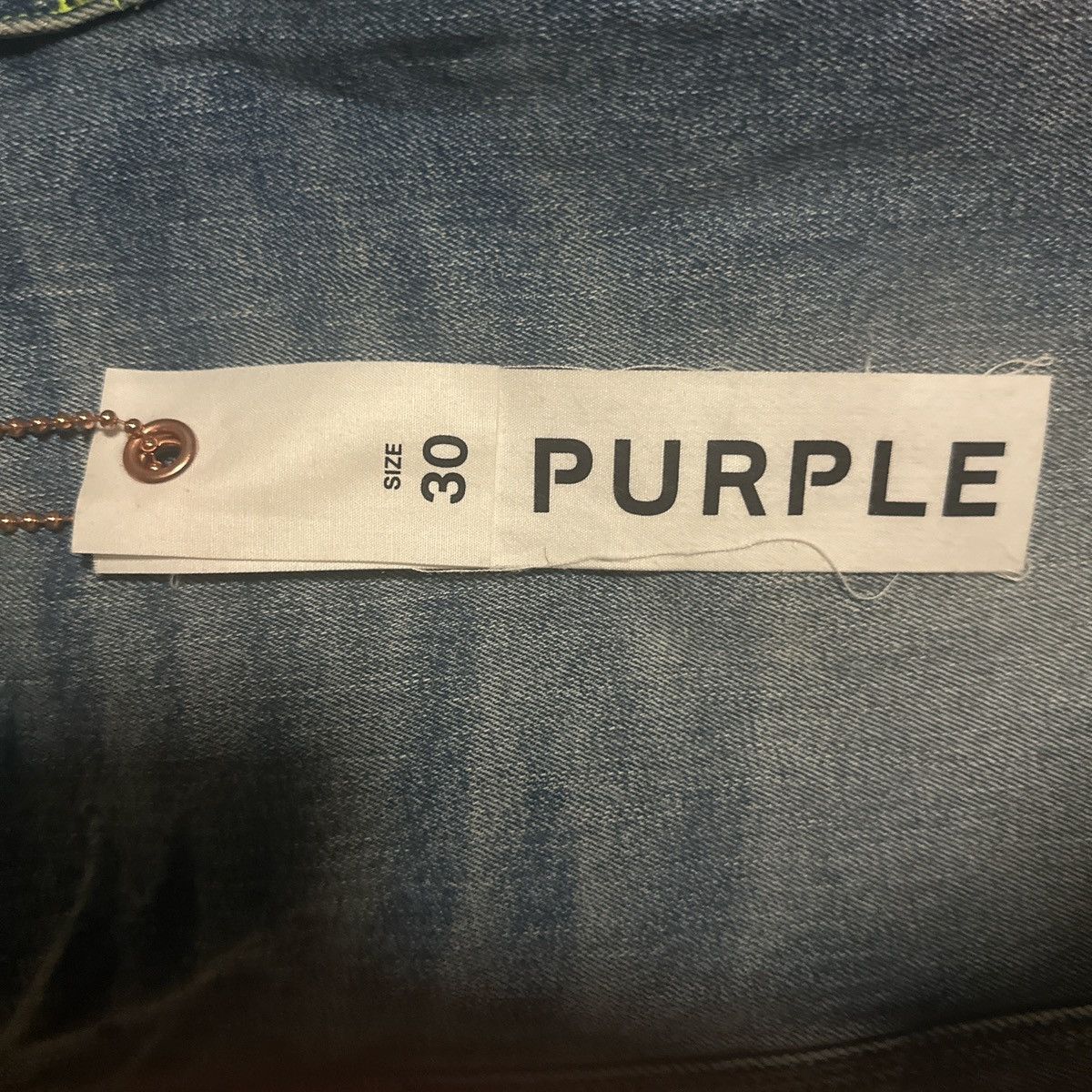 Purple Brand VINTAGE LIGHT NEON POP Indigo SKINNY Size US 30 / EU 46 - 5 Thumbnail