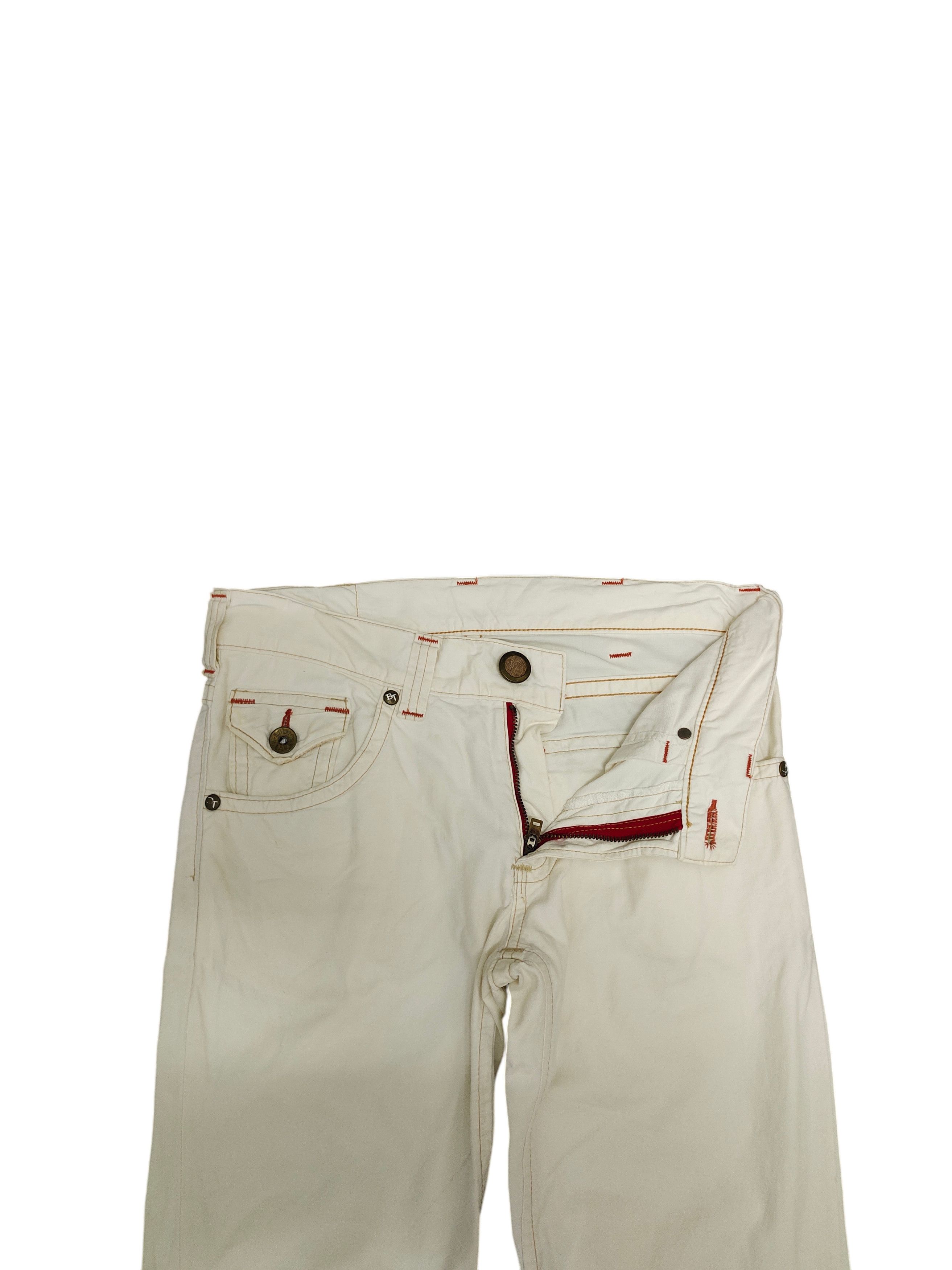 If Six Was Nine Flare Jeans Edwin Blue Trip White Denim Bootcut BT5012 Size US 30 / EU 46 - 10 Thumbnail