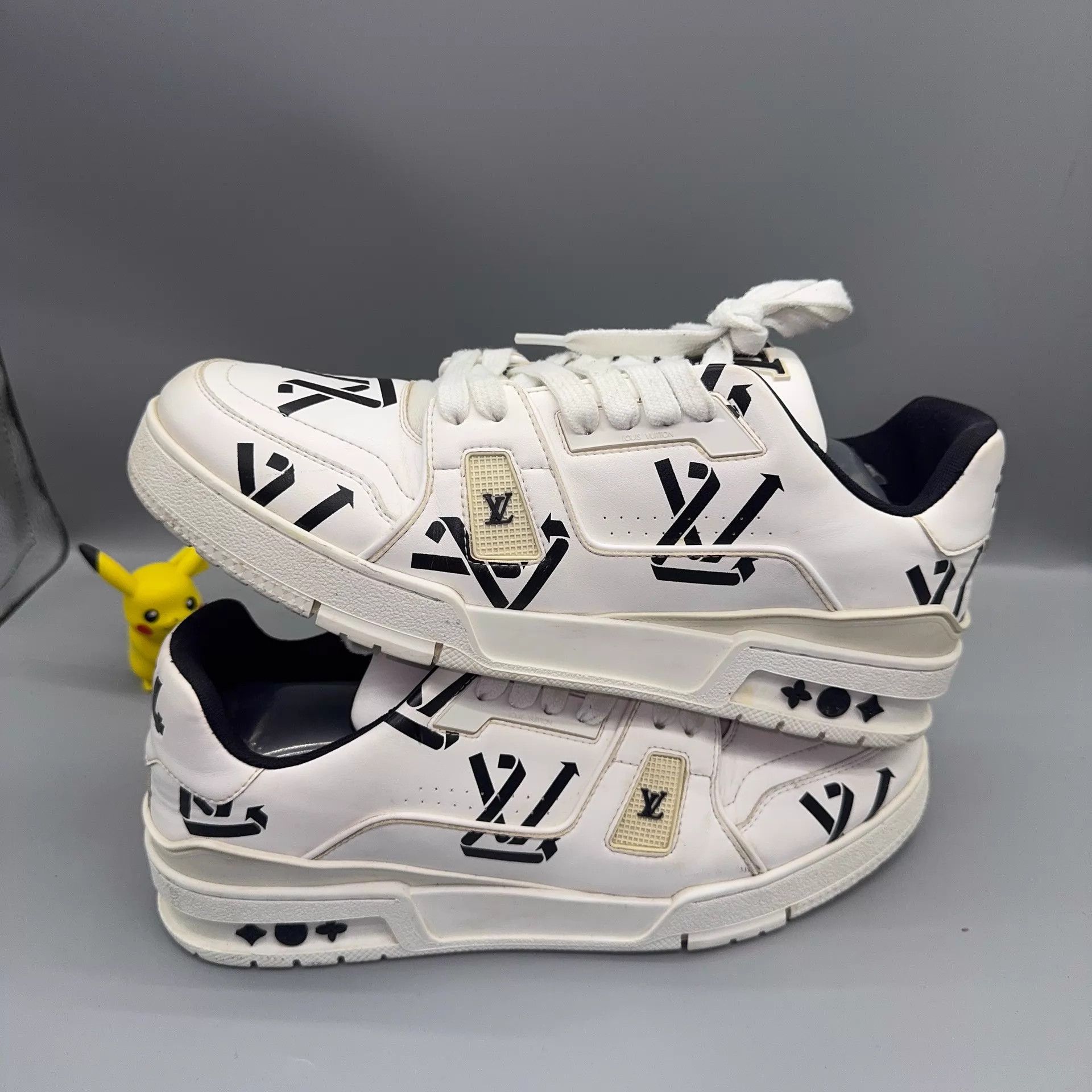 Louis Vuitton LOUIS VUITTON Trainer White Black 42 Size US 9 / EU 42 - 5 Thumbnail