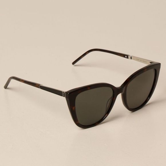 image of YVES Saint Laurent NWT Saint Laurent Sl M70 - 003 Cat Eye Sunglasses in Brown, Men's