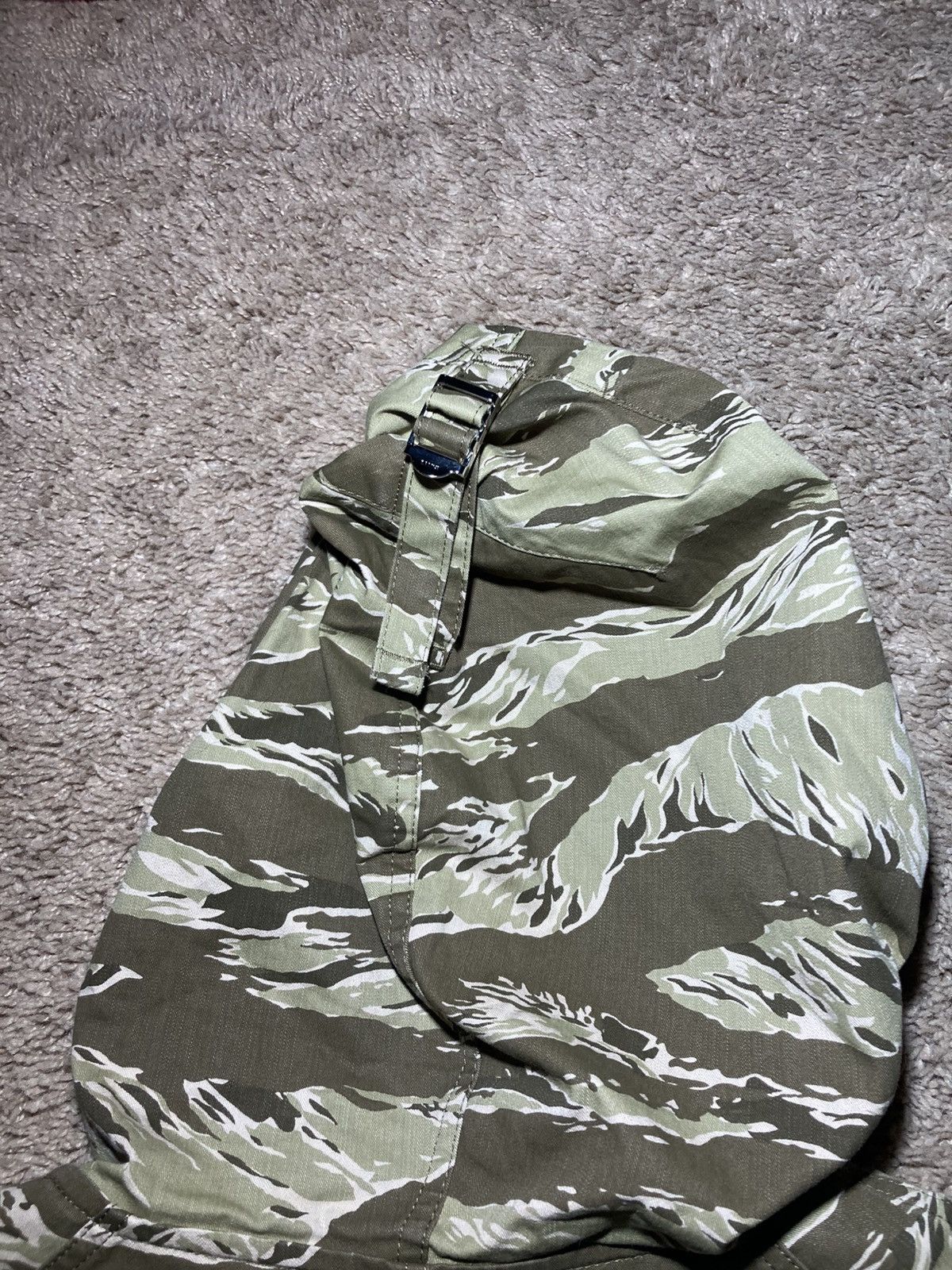 Celine SS20 Celine Tiger Camo Hooded Jacket 2020 Hedi Slimane Parka Size US M / EU 48-50 / 2 - 15 Thumbnail