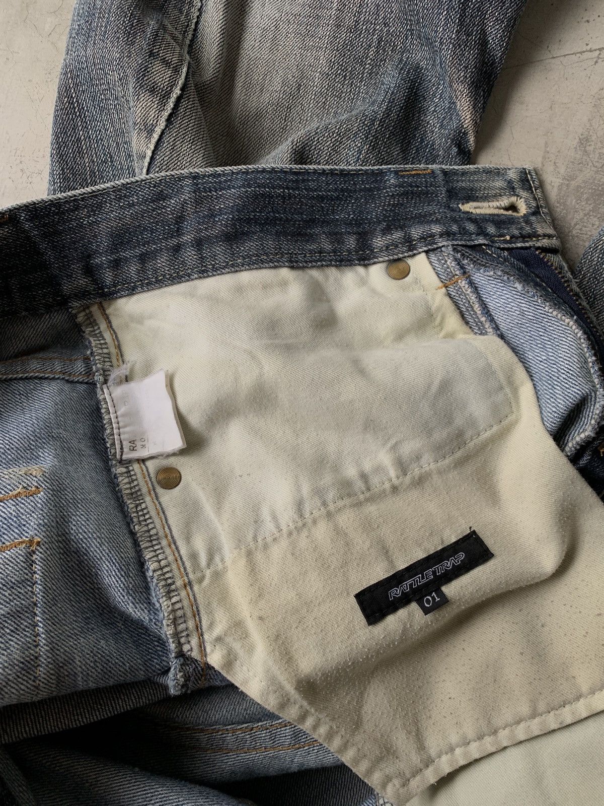 Japanese Brand Flare Denim RATTLE TRAP Japanese BootCut Denim Size US 32 / EU 48 - 9 Thumbnail