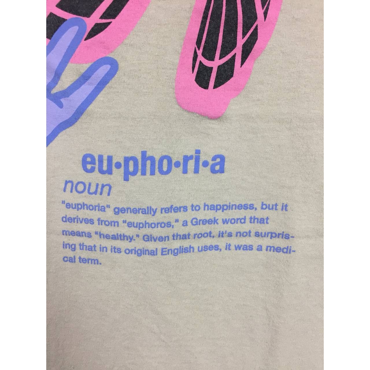 Bowery × Vintage Bowery Supply Co Euphoria Surreal Butterfly Hand Graphic Tee Size US M / EU 48-50 / 2 - 4 Thumbnail