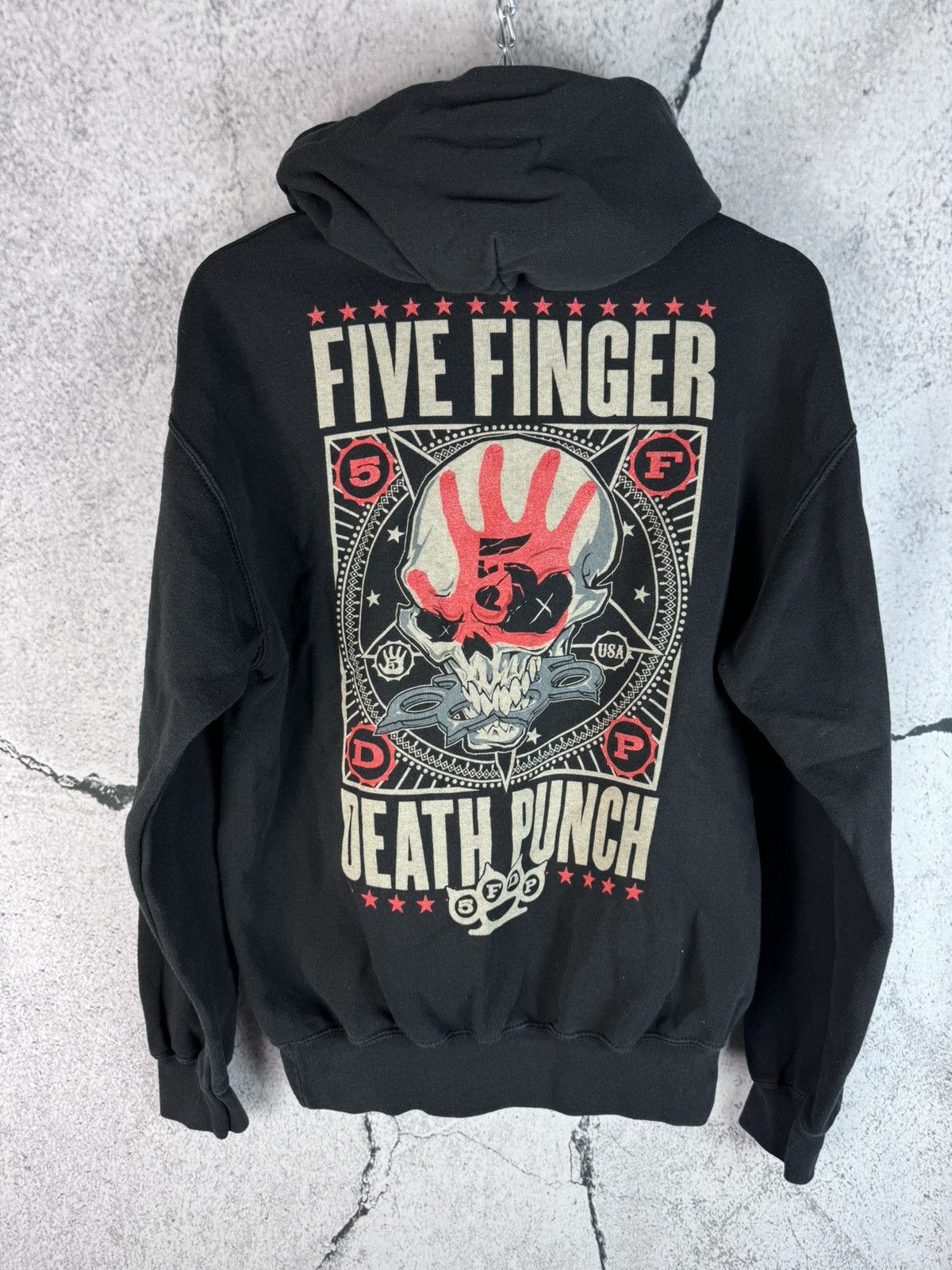 Band Tees Five Finger Death Punch Hoodie Band Graphic Vintage Size US M / EU 48-50 / 2 - 2 Thumbnail