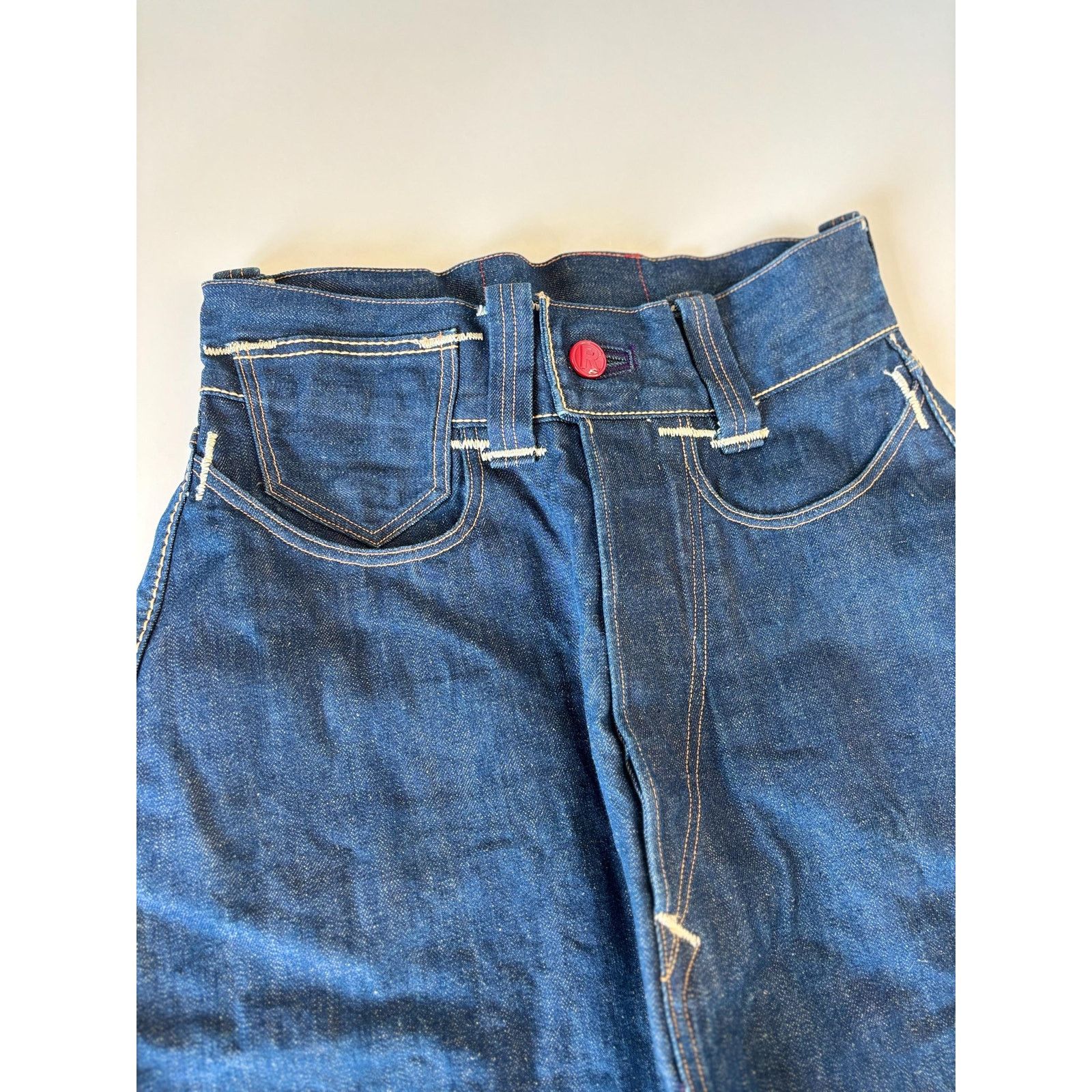 Levi's Levi’s RED Harem Jeans Y2K Selvedge Drop Crotch Pants Size US 30 / EU 46 - 5 Thumbnail
