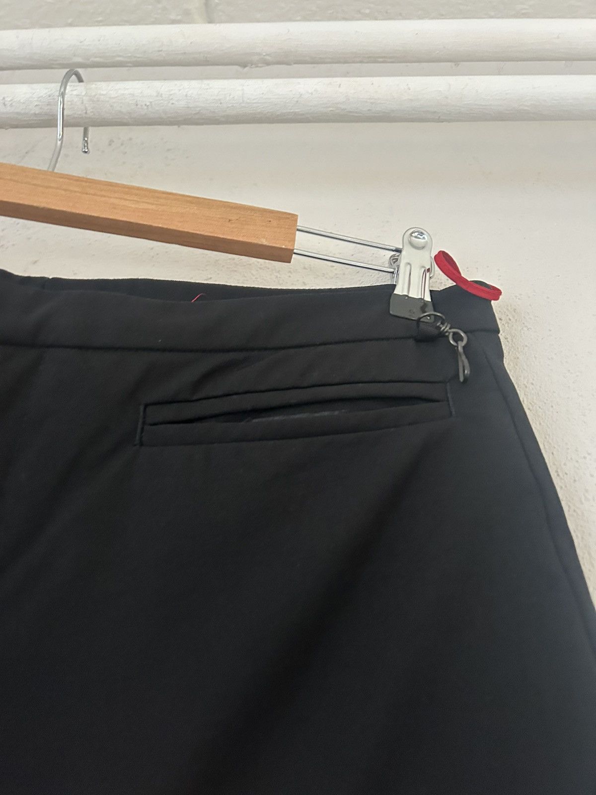 Prada Black Flared Tailored Trousers