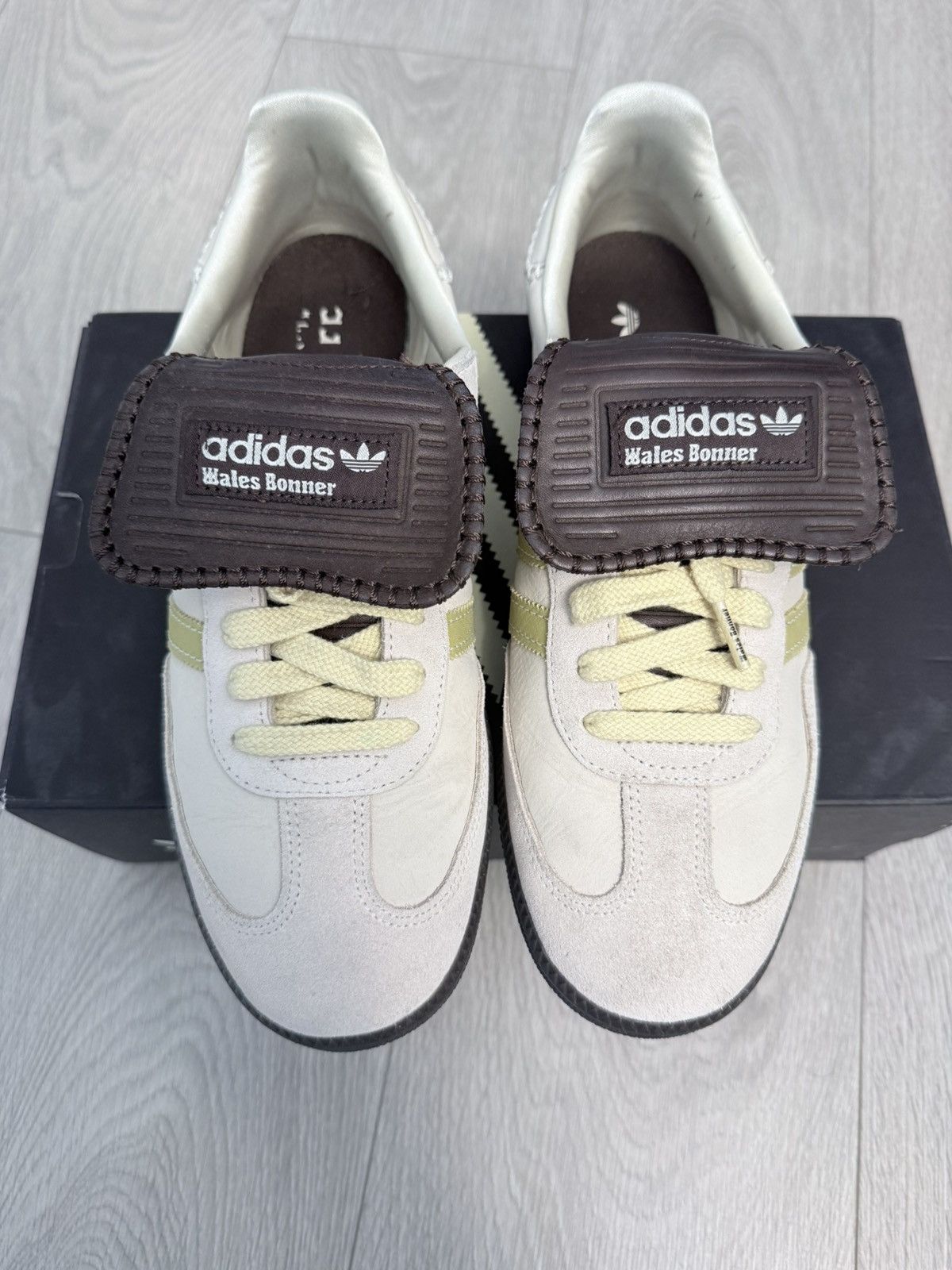 Adidas × Wales Bonner Adidas x Wales Bonner Samba Ecru Tint Yellow Size US 10 / EU 43 - 3 Thumbnail