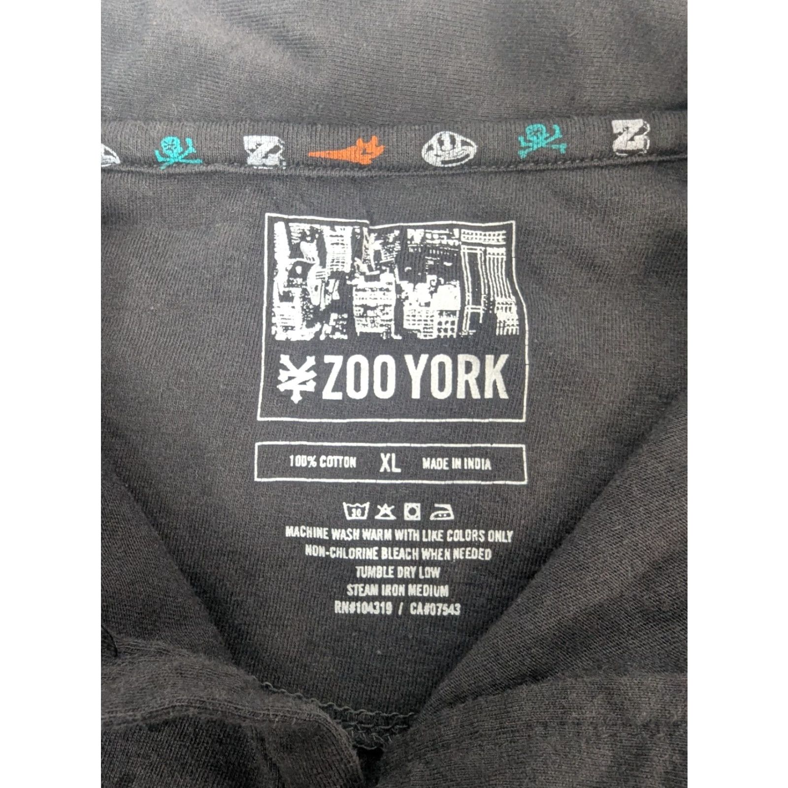 Zoo York Zoo York Polo Shirt Men's XL Collared Pattern Logo Dark Gray Y2k Streetwear Size US XL / EU 56 / 4 - 7 Thumbnail