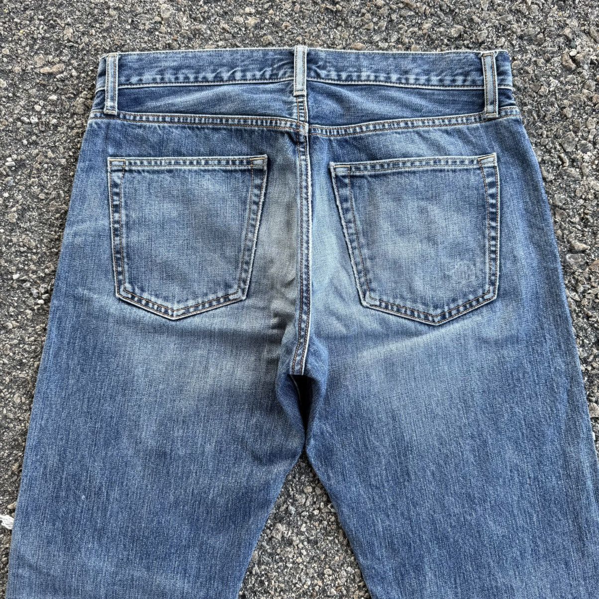 Japanese Brand VINTAGE JAPANESE SELVEDGE DENIM STRAIGHT FADED JEANS PANTS Size US 33 - 10 Thumbnail