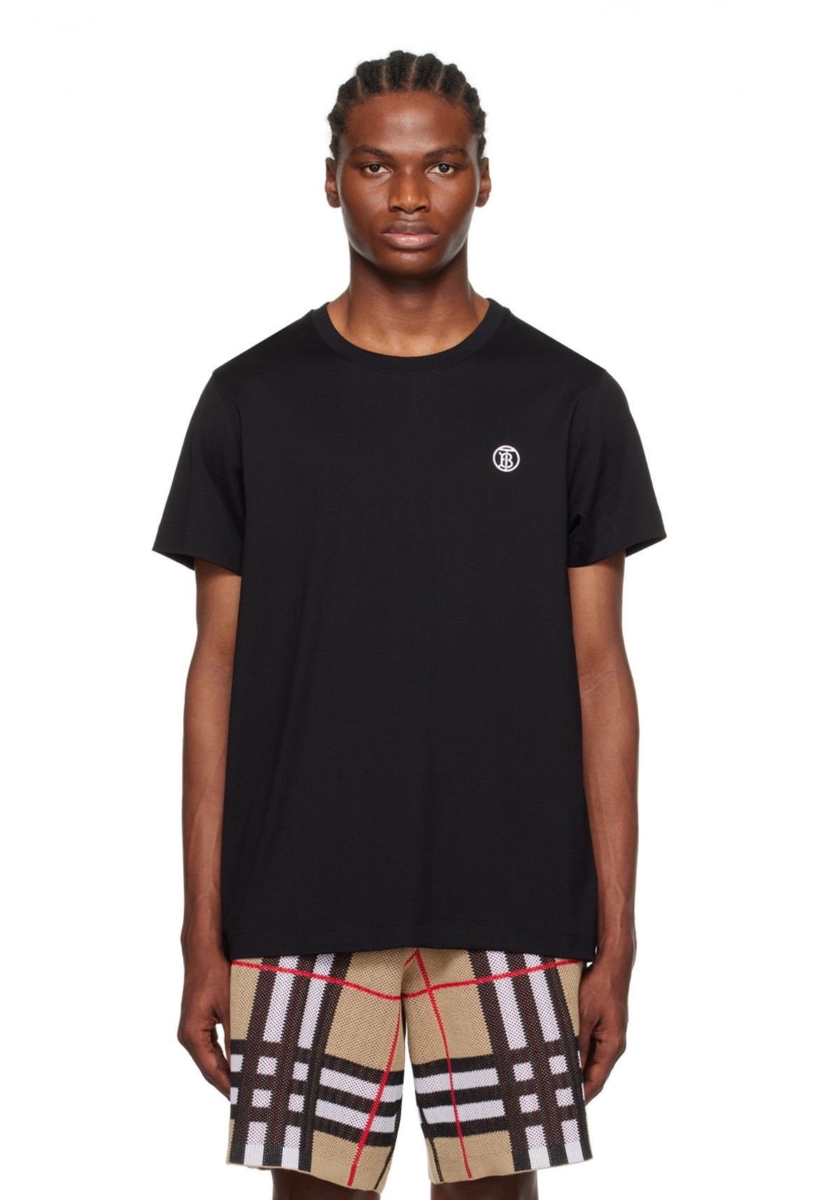 Burberry BURBERRY Black Monogram T-Shirt Size M Size US S / EU 44-46 / 1 - 1 Thumbnail