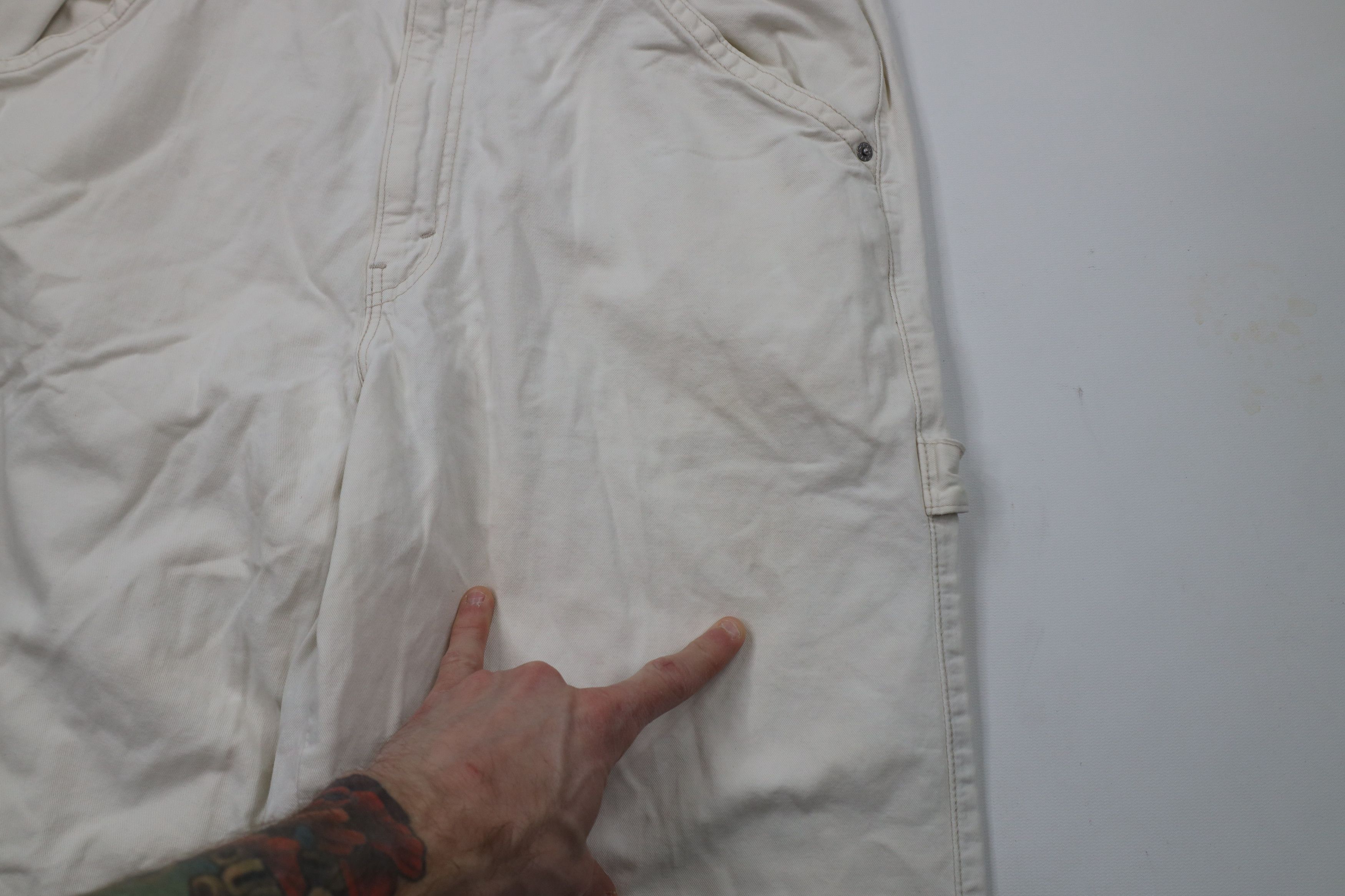 Levi's × Vintage Vintage Y2K 2000 Levis Wide Leg Carpenter Dungaree Pants Size US 36 / EU 52 - 8 Thumbnail