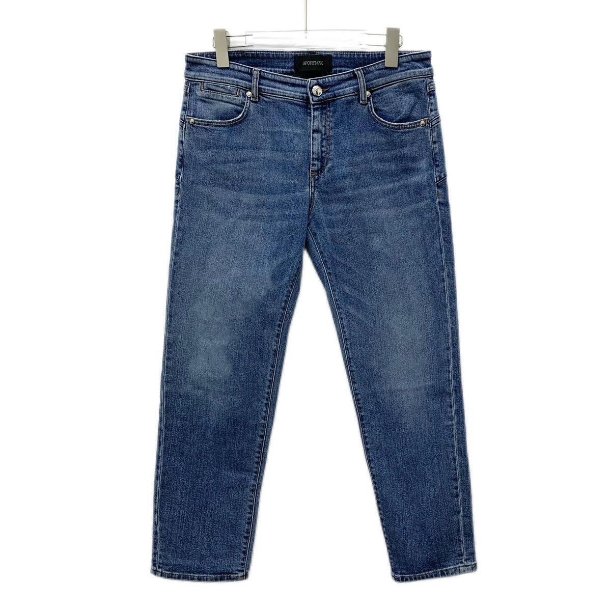 Sportmax Sportmax Blue Cotton Casual Denim Pants K26WX Size 28" / US 6 / IT 42 - 1 Thumbnail