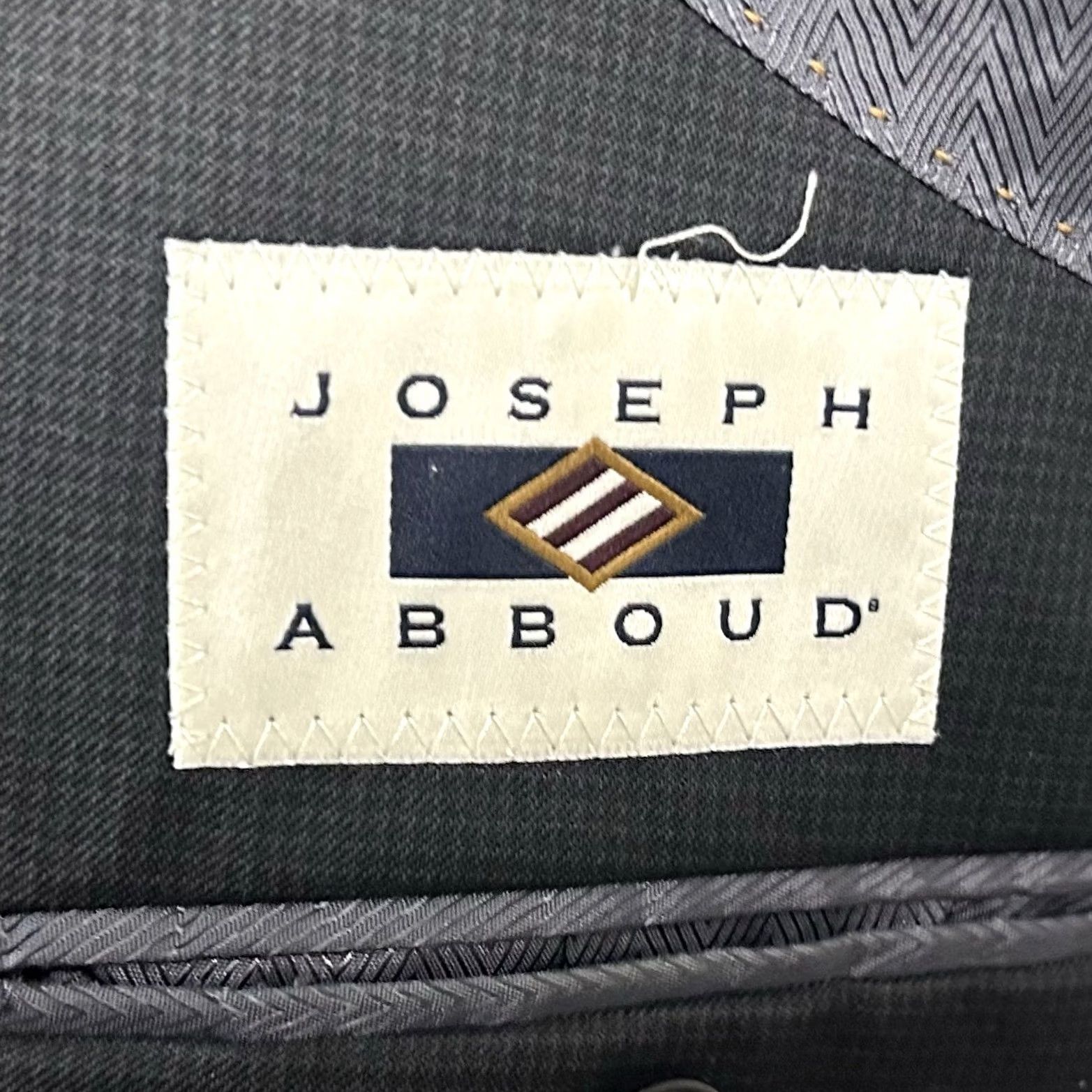 Joseph Abboud Joseph Abboud Sport Coat 42R Slim Fit Wool Black Plaid Peak Lapel Vented Reda Wool Size US XS / EU 42 / 0 - 3 Thumbnail