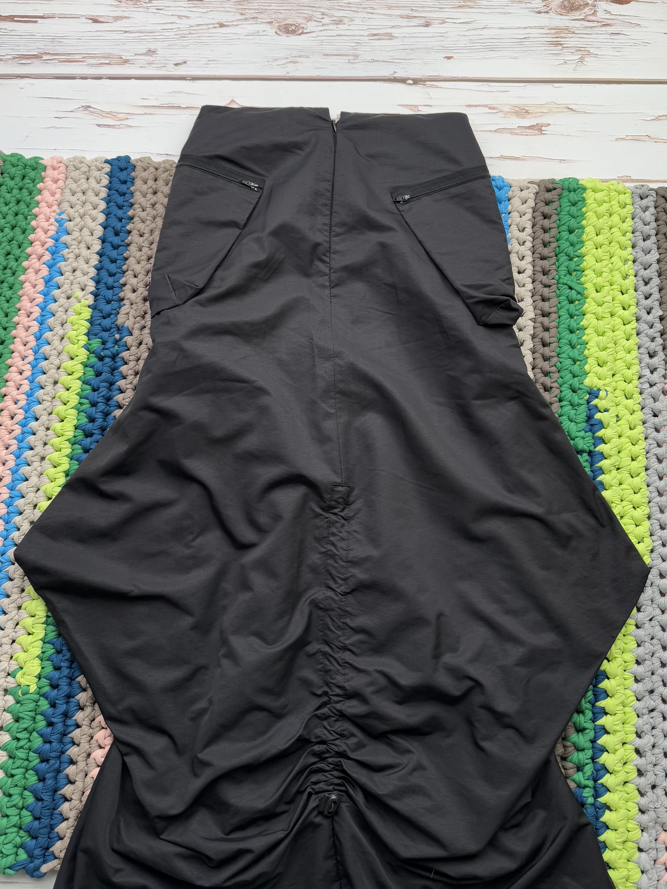 Japanese Brand Vintage Maxi Skirt With Bondage (ET1)(D15) Size 26" / US 2 / IT 38 - 2 Thumbnail