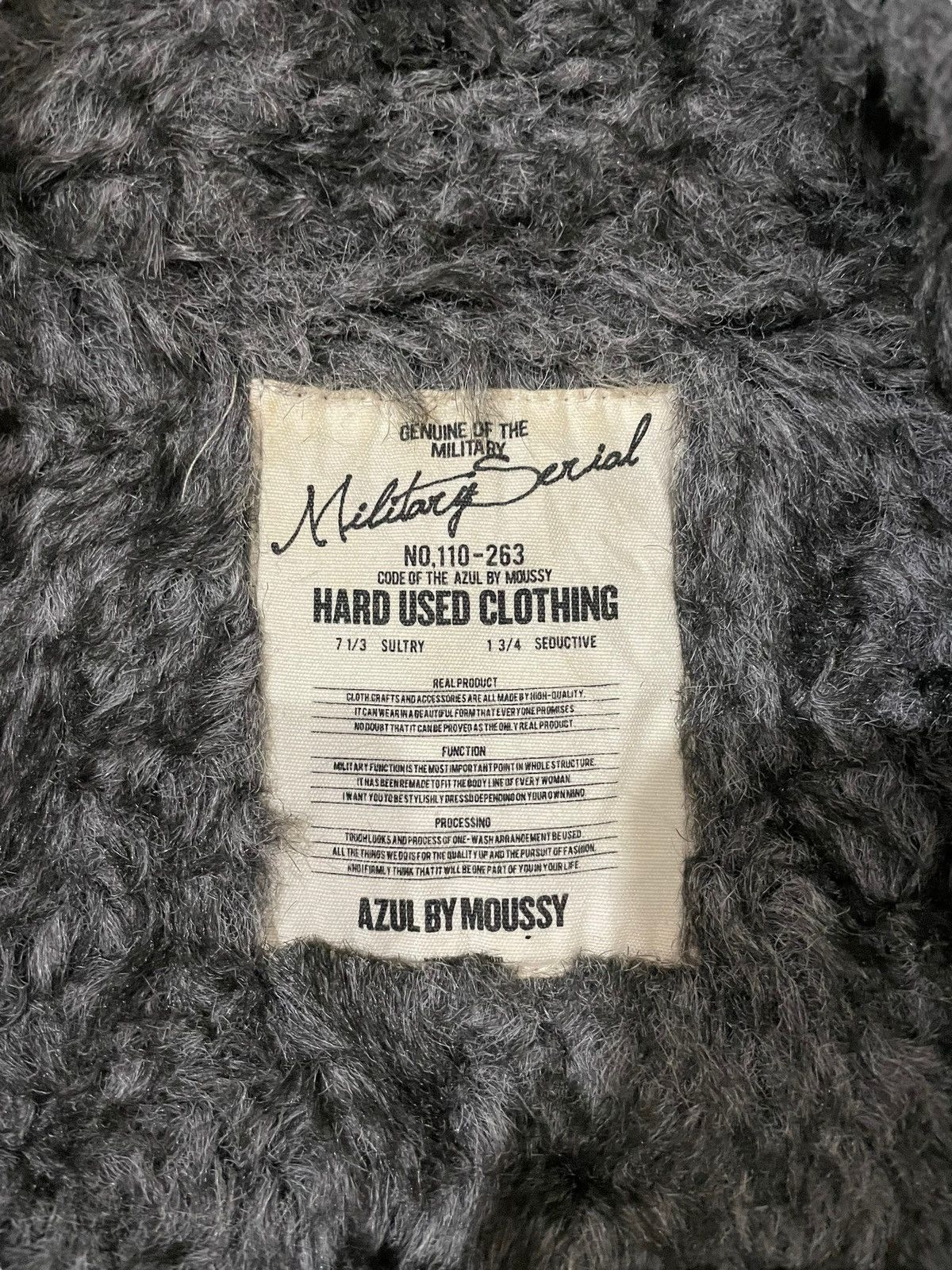 If Six Was Nine × MOUSSY × Seditionaries AZUL Moussy Fleece Lined Fur Hooded Bondage Punk Jacket Size US S / EU 44-46 / 1 - 9 Thumbnail