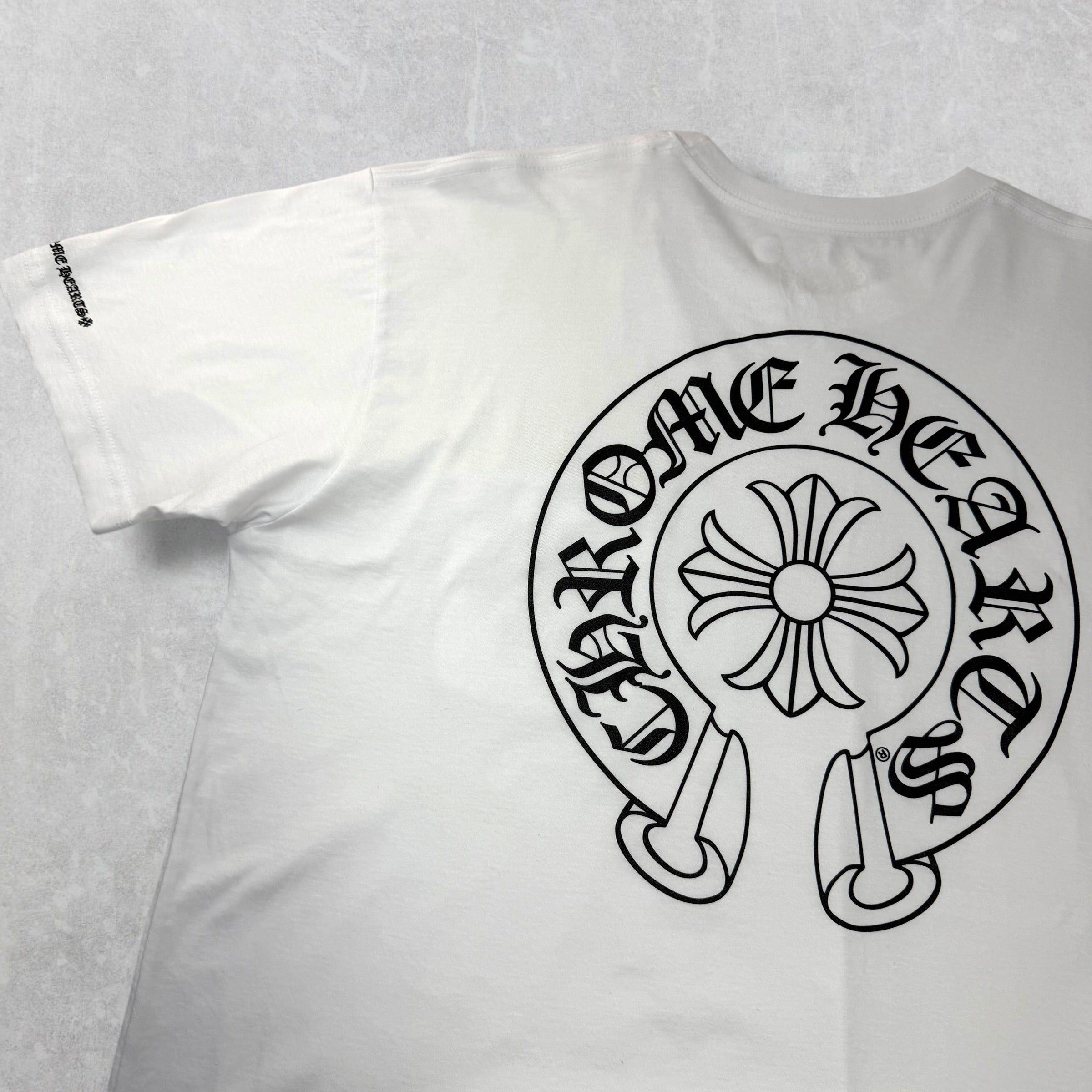 Chrome Hearts Chrome Hearts Horseshoe Logo Tee White XL Size US XL / EU 56 / 4 - 3 Thumbnail