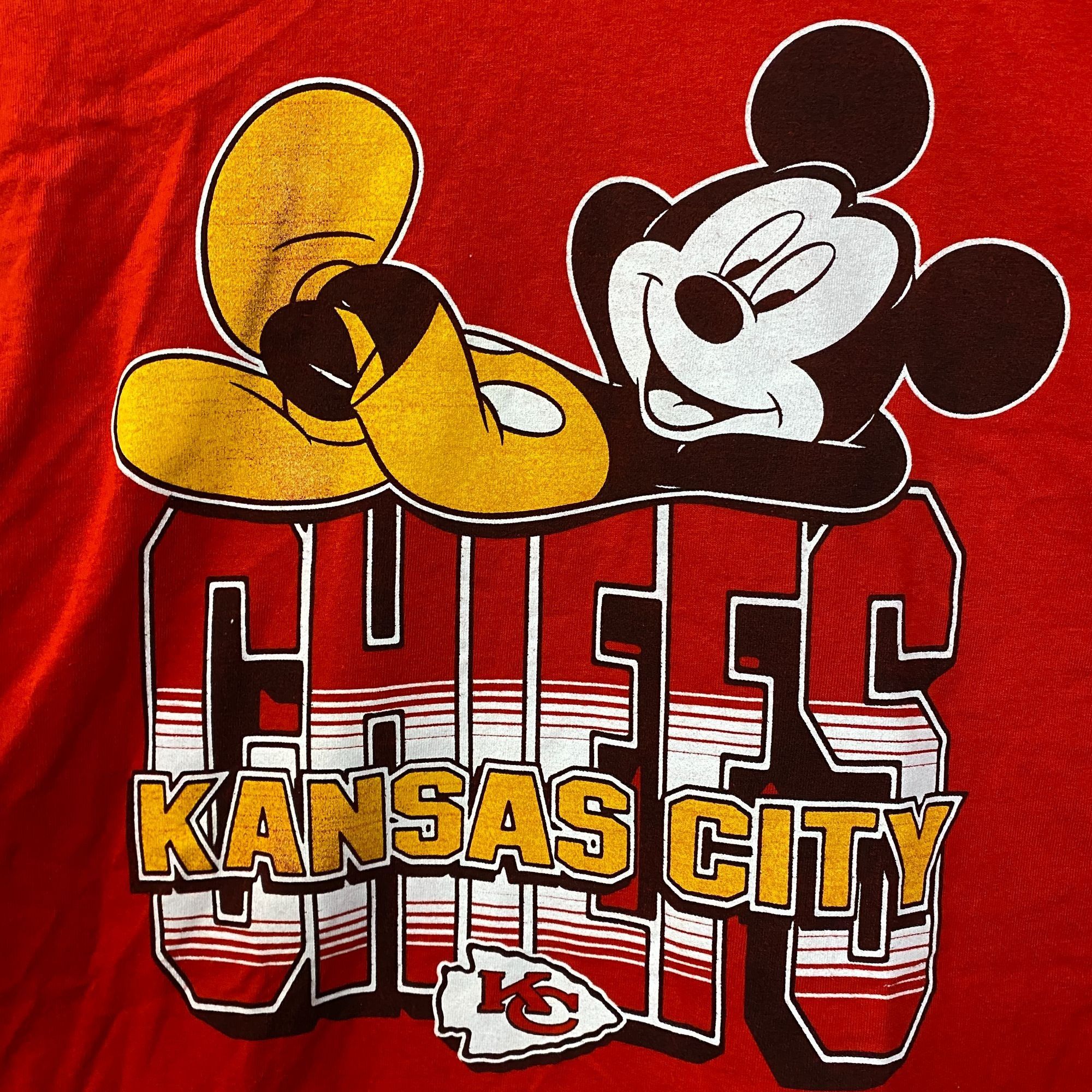 Junk Food Junk Food x NFL Disney Mickey Mouse Kick Back Kansas City Ch Size US L / EU 52-54 / 3 - 2 Thumbnail