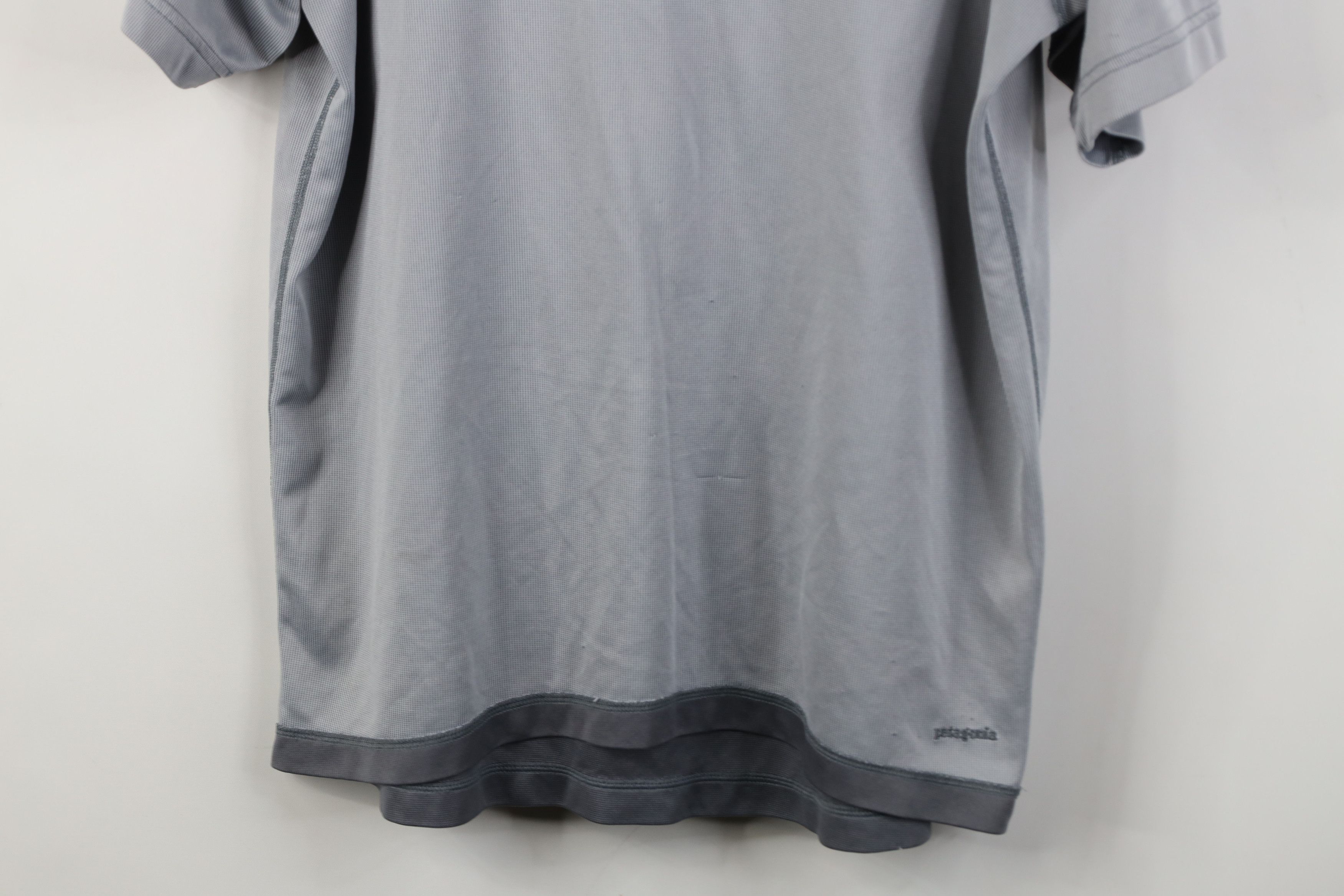 Patagonia Vintage Patagonia Capilene Thermal Knit T-Shirt Gray USA Size US L / EU 52-54 / 3 - 3 Thumbnail