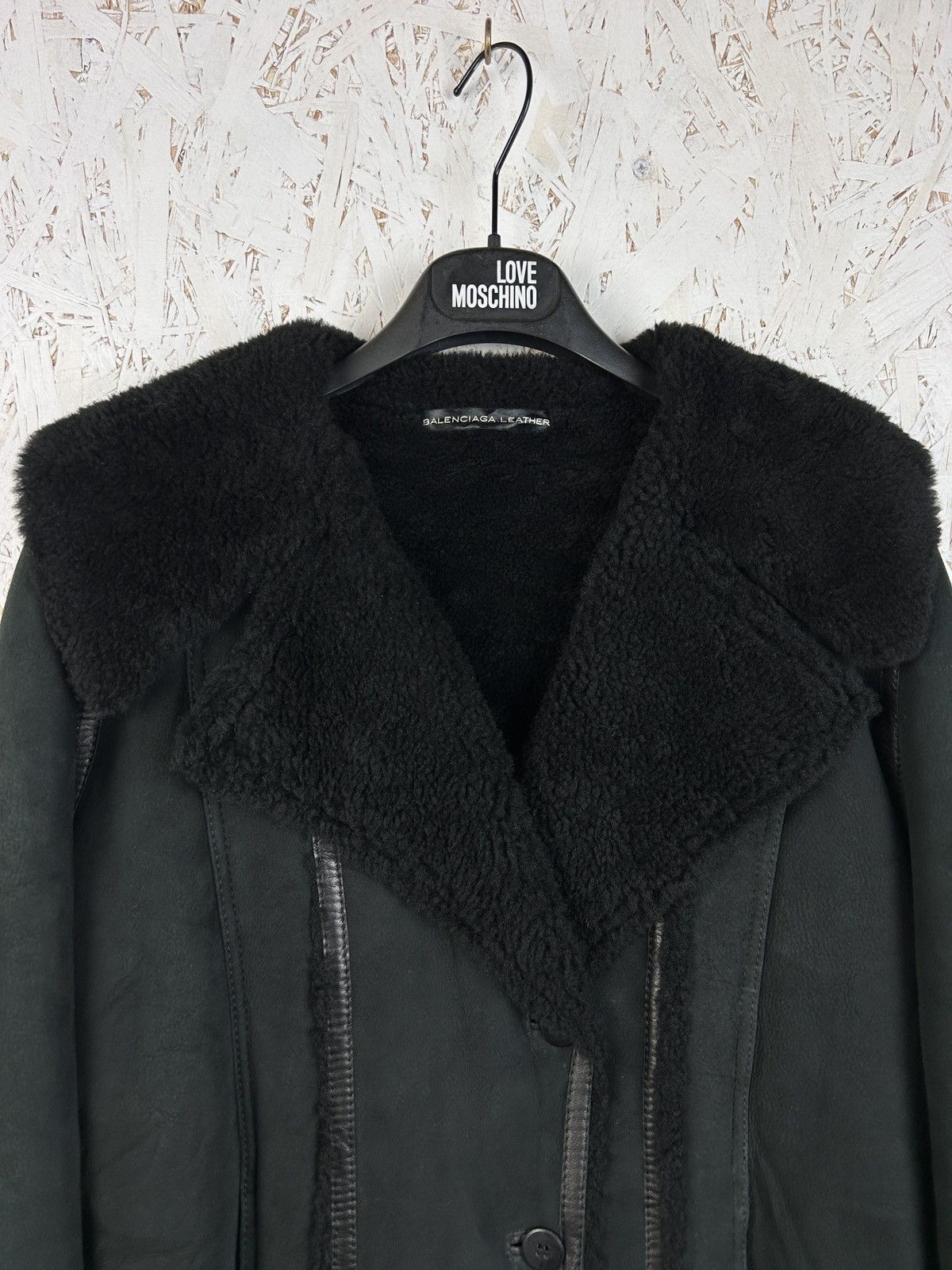Balenciaga Balenciaga Lambskin Shearling Leather Sherpa Jacket Size XL / US 12-14 / IT 48-50 - 4 Thumbnail