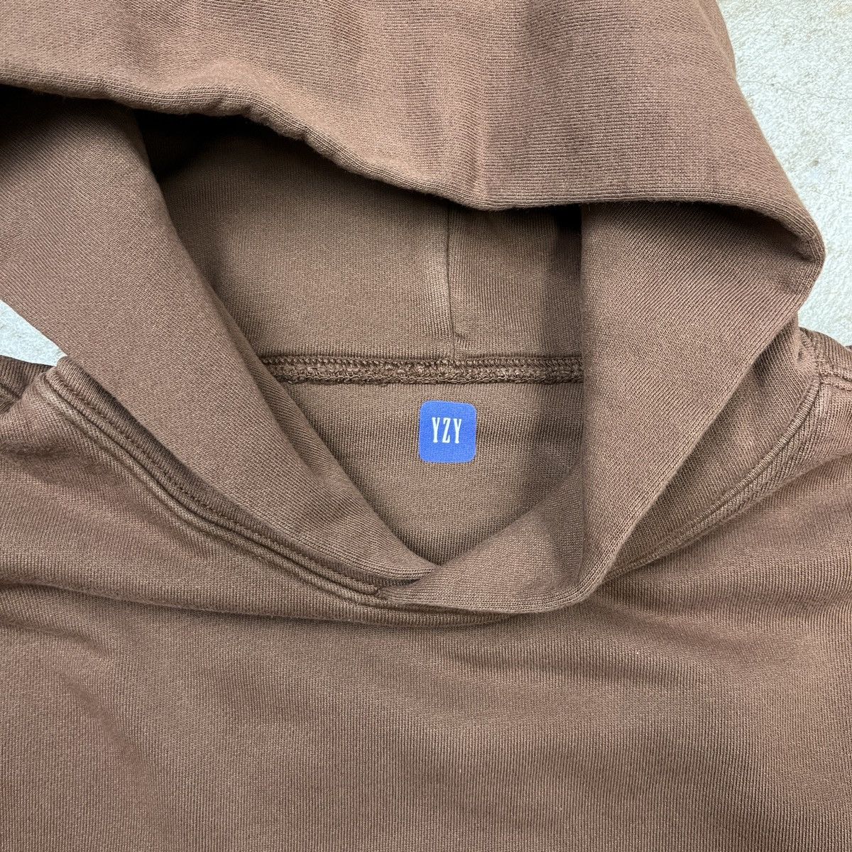 Gap × Kanye West × Yeezy Yeezy Gap Hoodie Brown Small Double Layer P Size US S / EU 44-46 / 1 - 2 Thumbnail