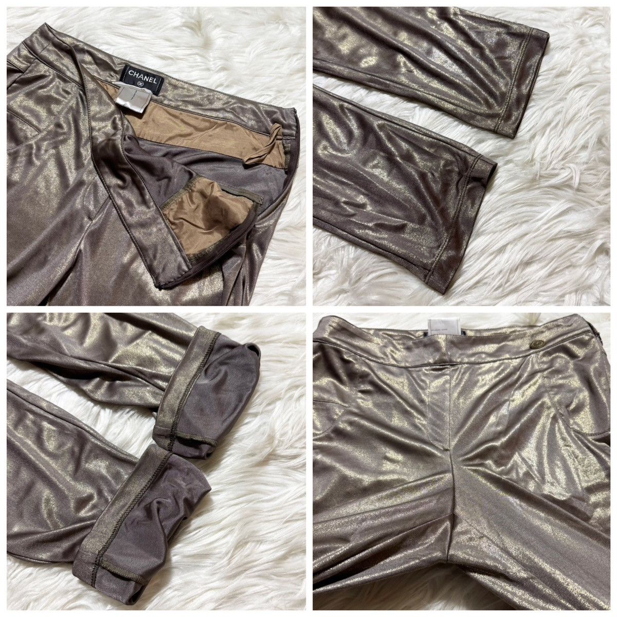 Chanel COCO decoration super stretch pants leggings