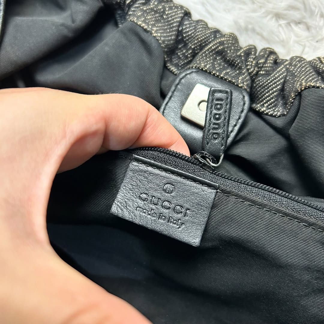 Gucci Gucci monogram GG denim hobo bag Size ONE SIZE - 4 Thumbnail