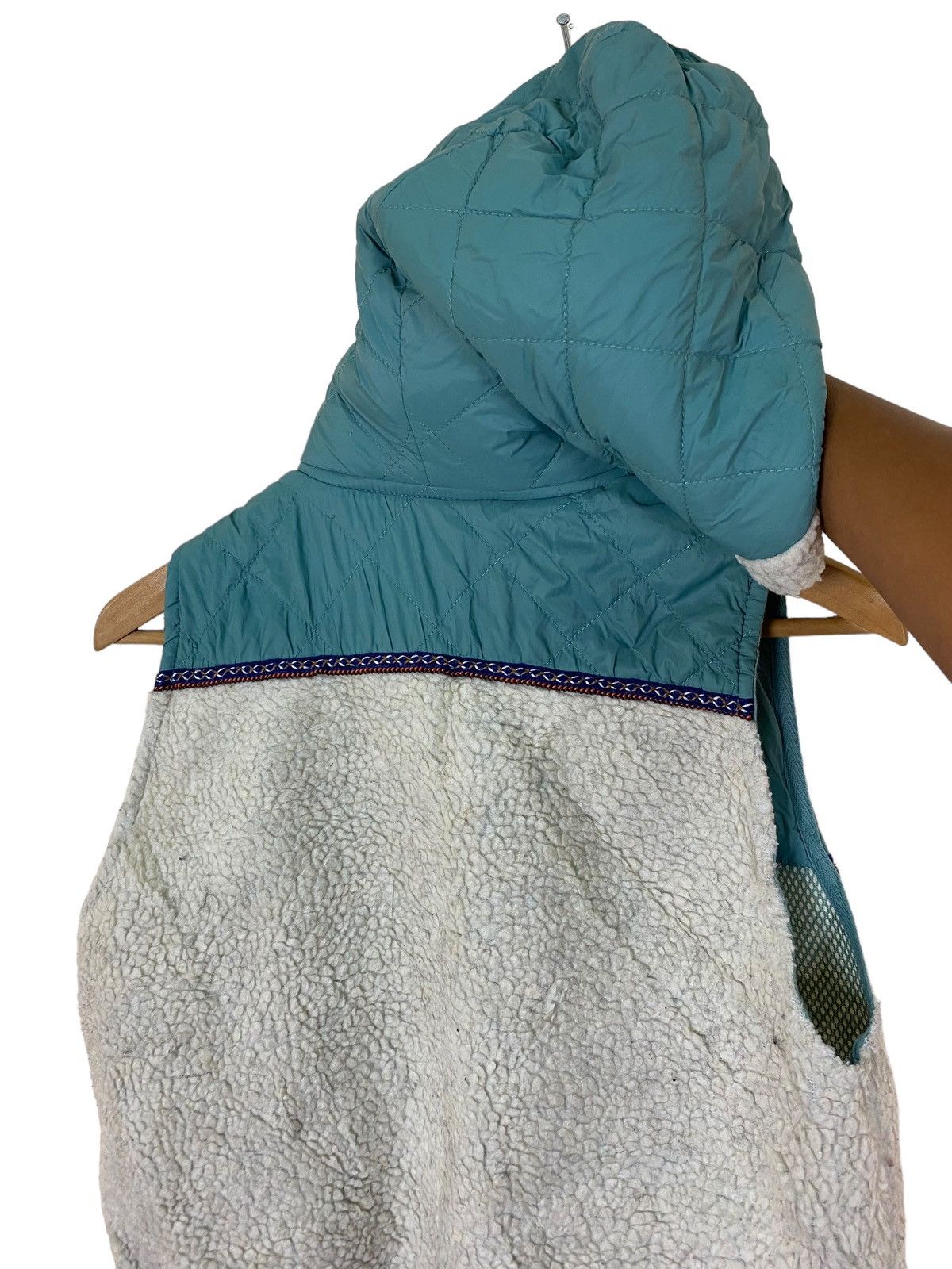 Nanamica Japanese Brand Titicaca Sleeveless Sherpa Hoodie Size US M / EU 48-50 / 2 - 8 Thumbnail