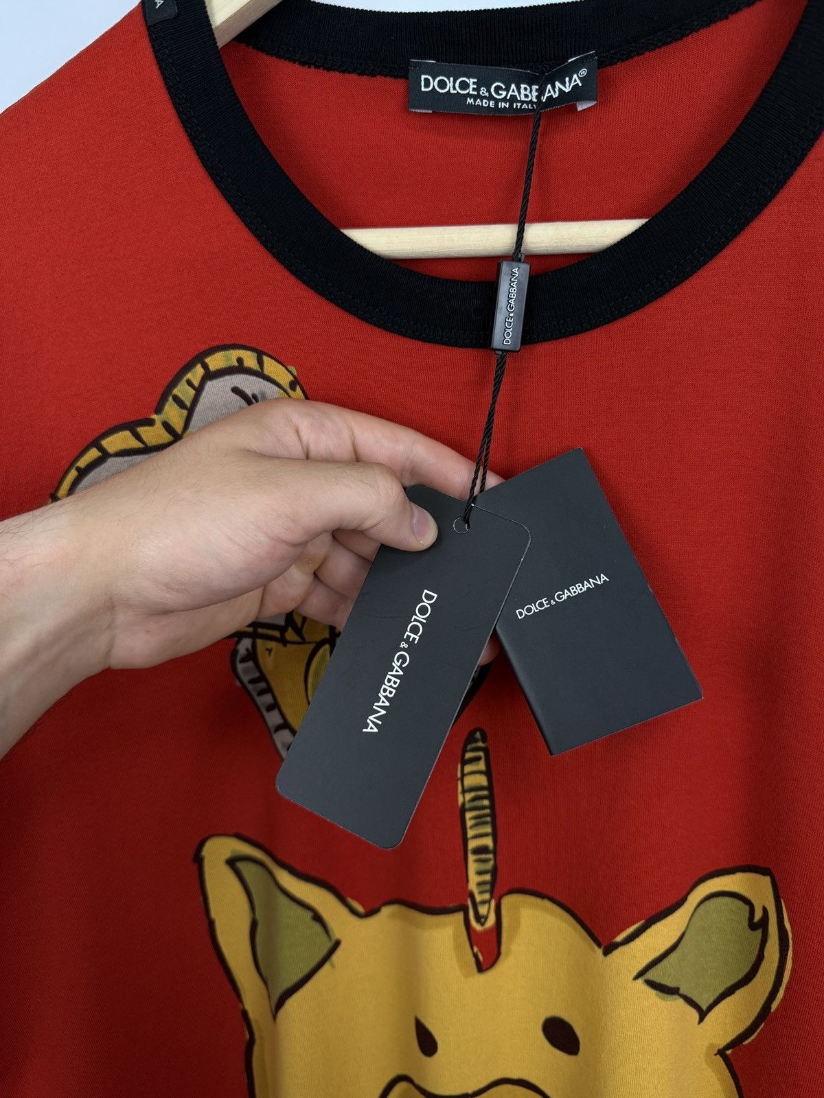 Dolce & Gabbana 🇮🇹 Dolce & Gabbana Chinese New Year Pig T-Shirt Made in Italy Size US M / EU 48-50 / 2 - 8 Thumbnail