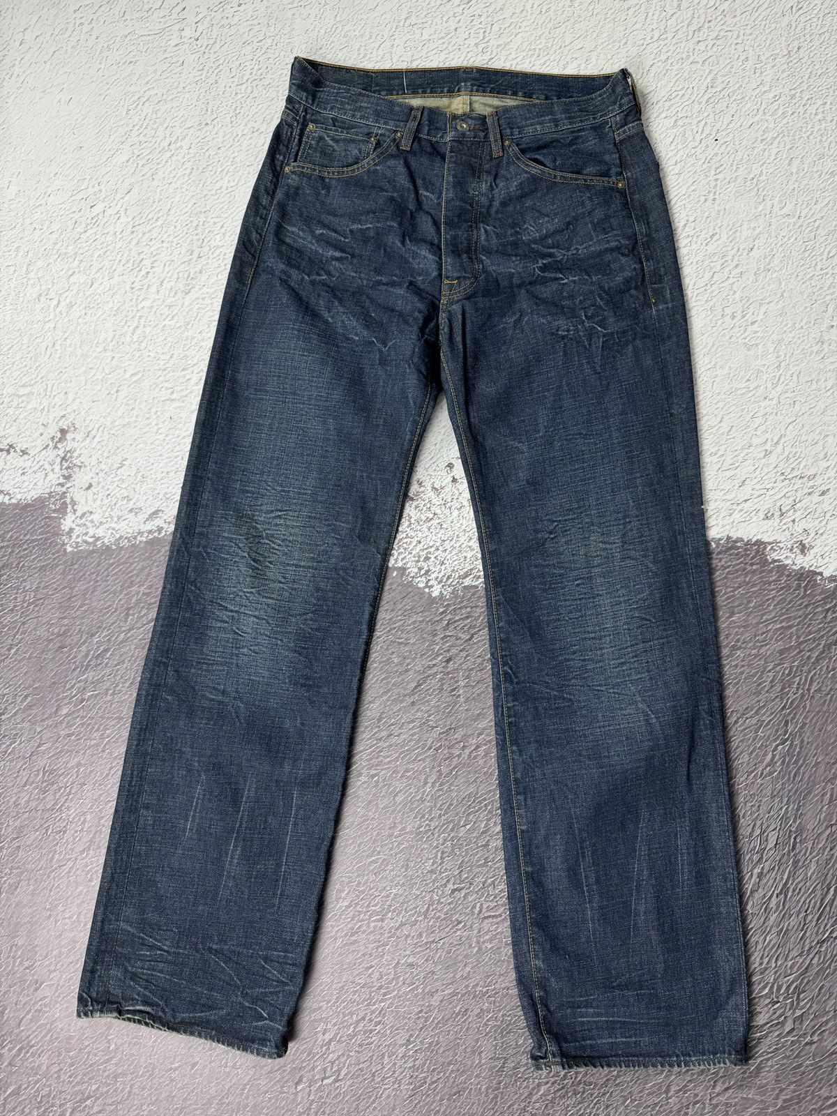 Polo Ralph Lauren Polo Jeans Company Ralph Lauren indigo blue vintage jeans Size US 32 / EU 48 - 1 Thumbnail