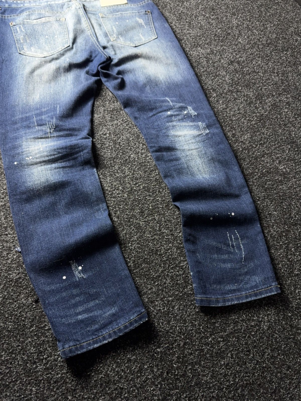 Dsquared2 Retro Y2K 00s Dsquared2 Distressed Patchwork Jeans 54 Italy Size US 36 / EU 52 - 18 Thumbnail