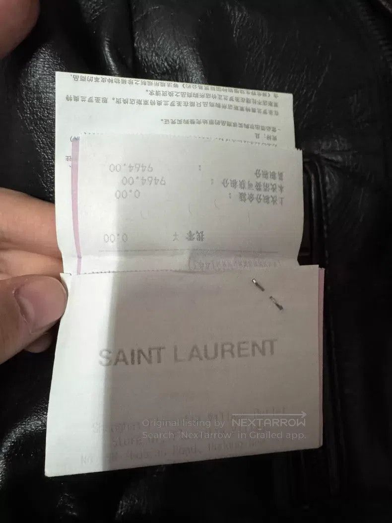 Saint Laurent Paris Saint Laurent Paris Distressed Motorcycle Leather Jacket i Size US S / EU 44-46 / 1 - 9 Thumbnail