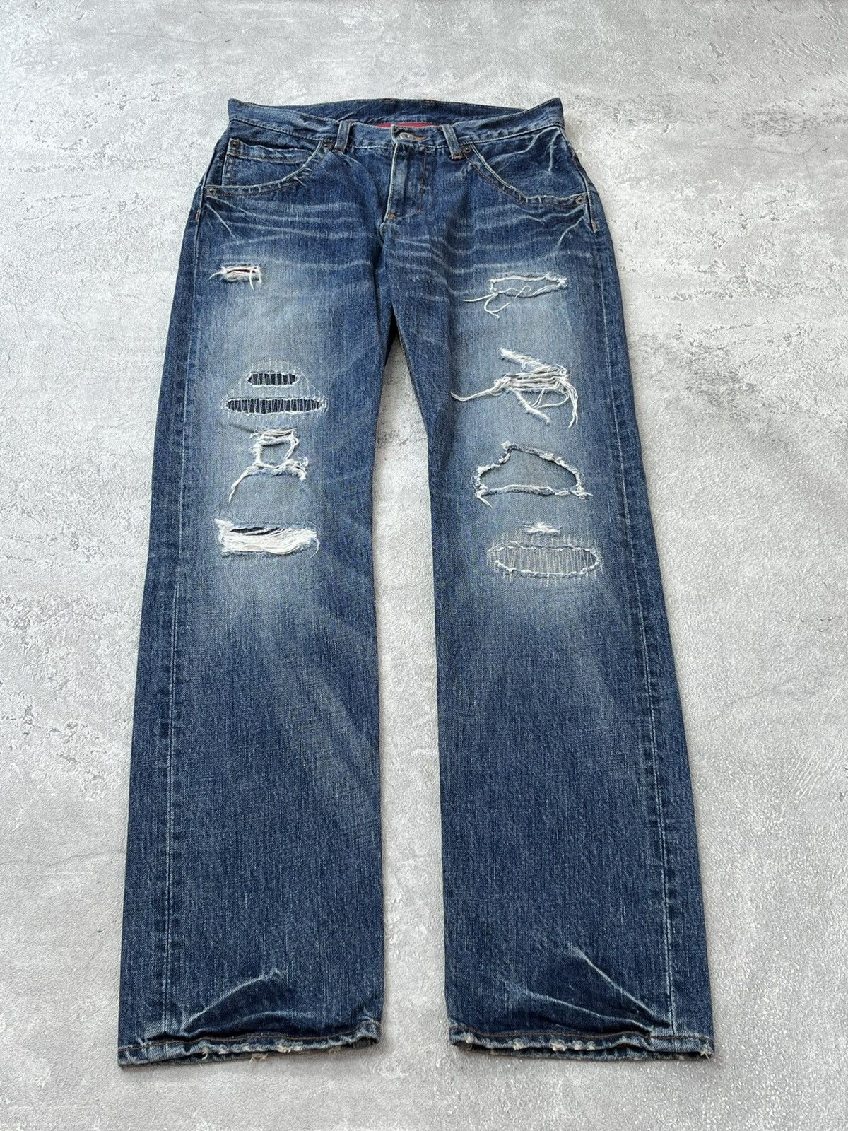 Distressed Denim Japan Takeo Kikuchi